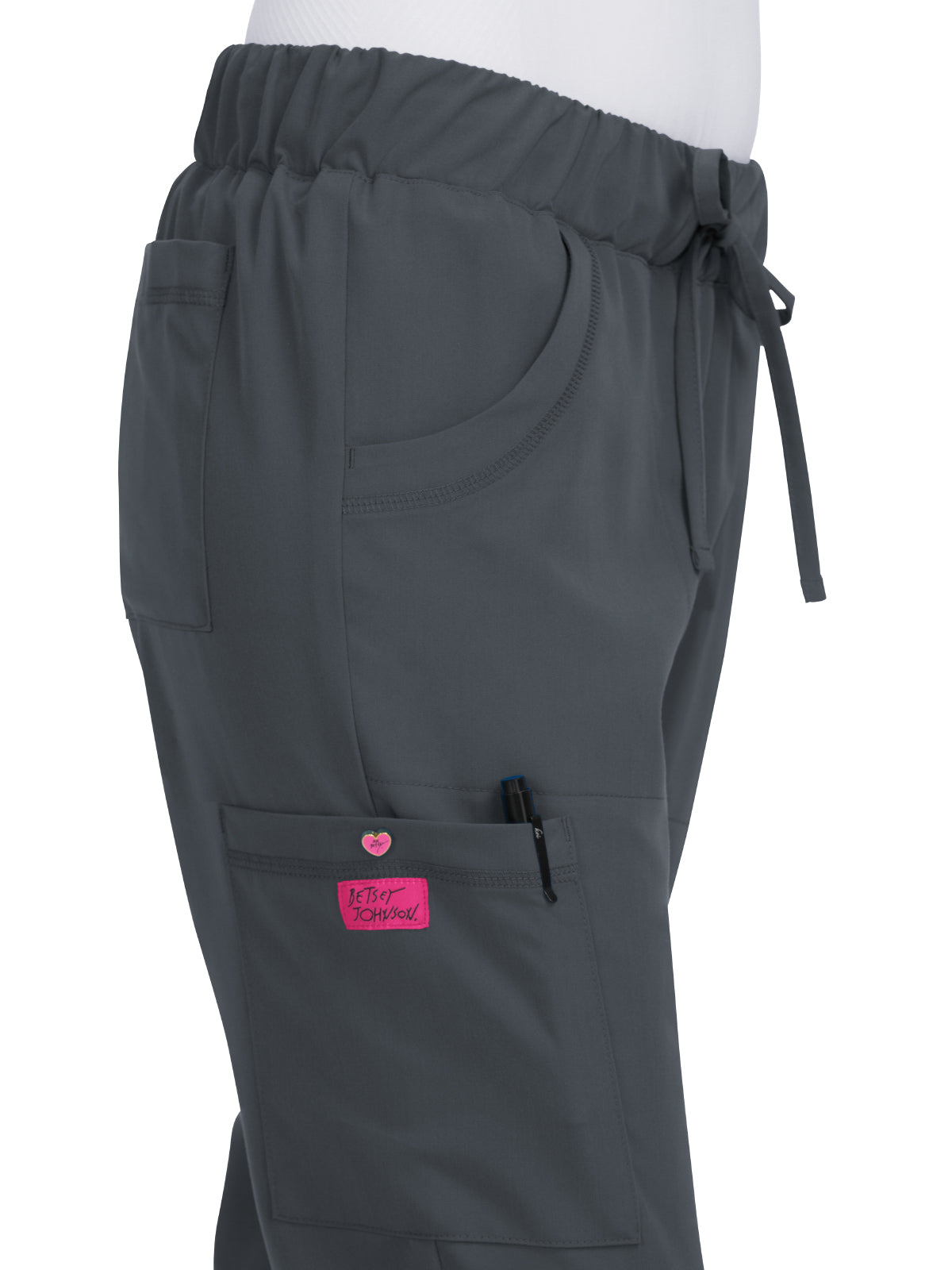 Women's 6-Pocket Slim Fit Buttercup Pant - B700 - Charcoal