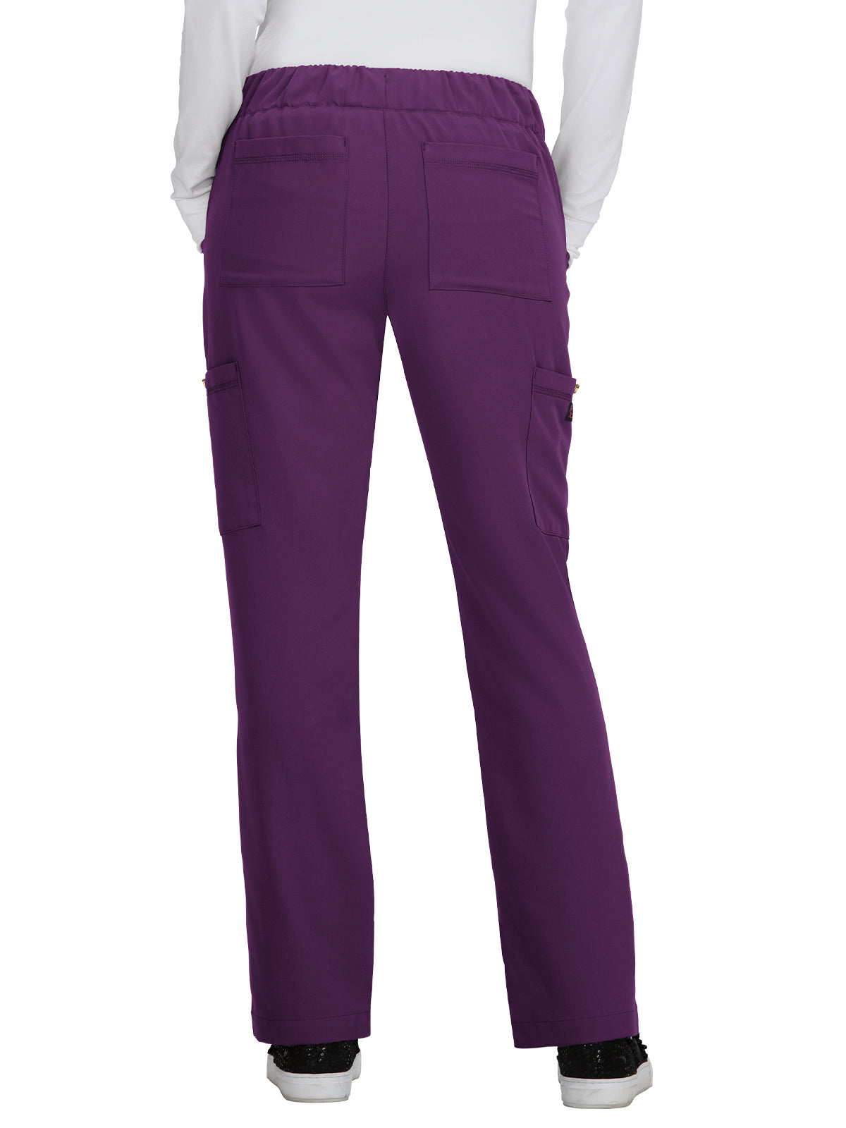 Women's 6-Pocket Slim Fit Buttercup Pant - B700 - Eggplant