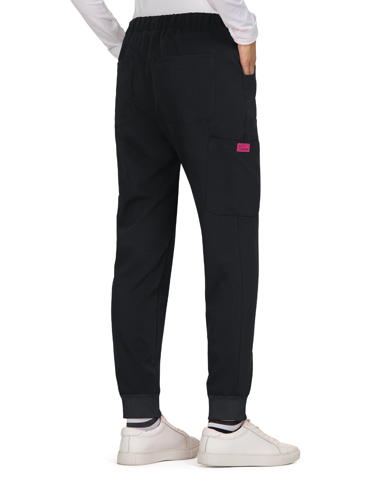 Women's 6-Pocket Jogger Aster Pant - B703 - Black