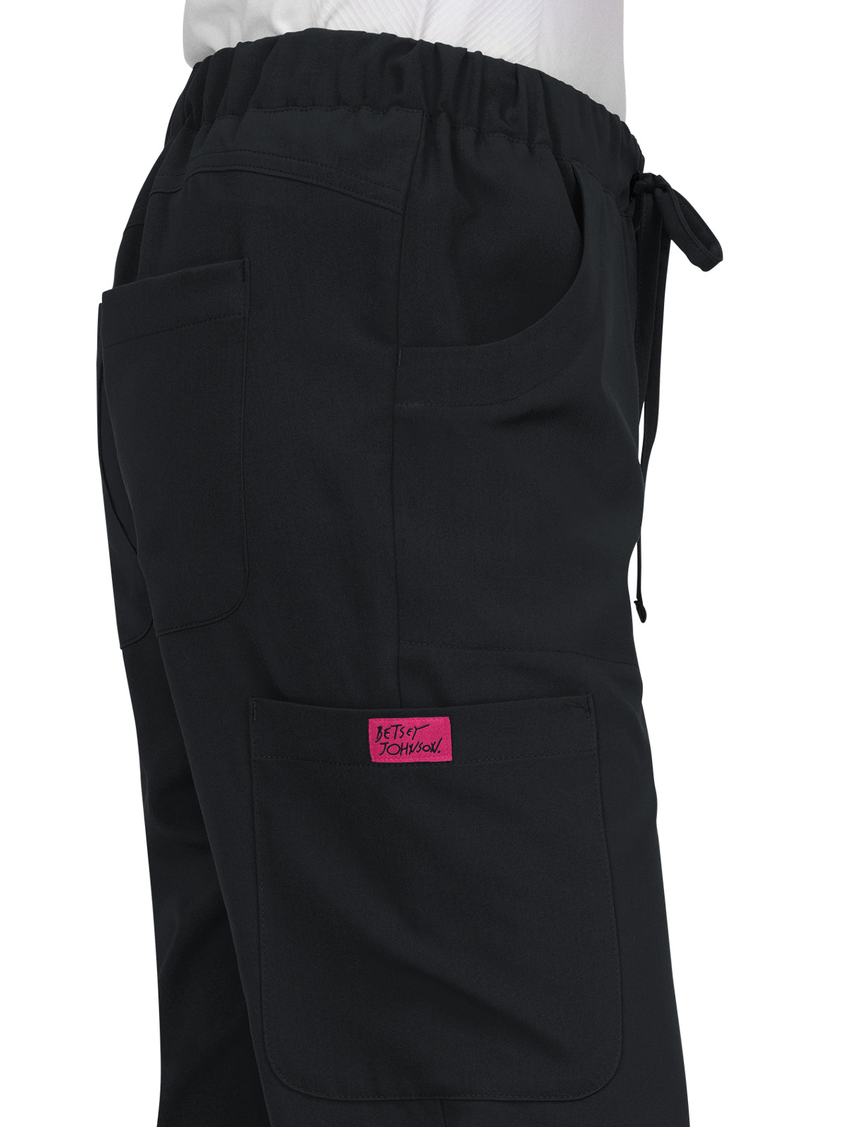 Women's 6-Pocket Jogger Aster Pant - B703 - Black