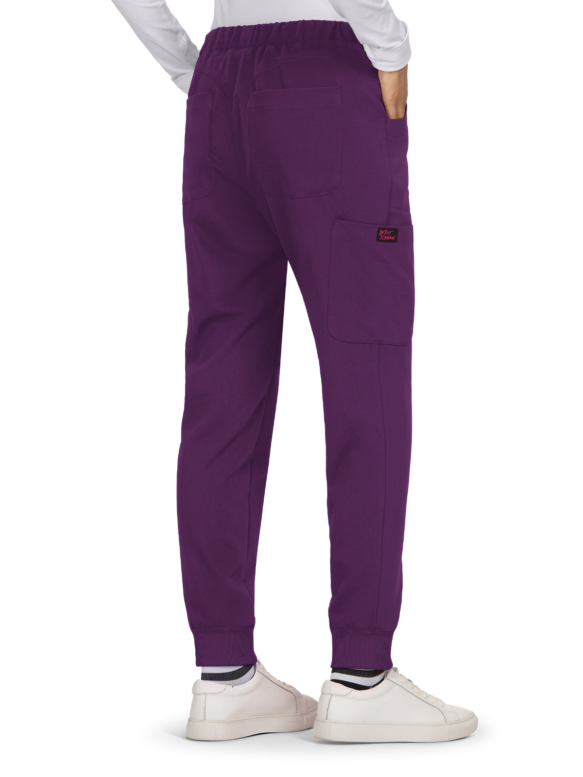 Women's 6-Pocket Jogger Aster Pant - B703 - Eggplant