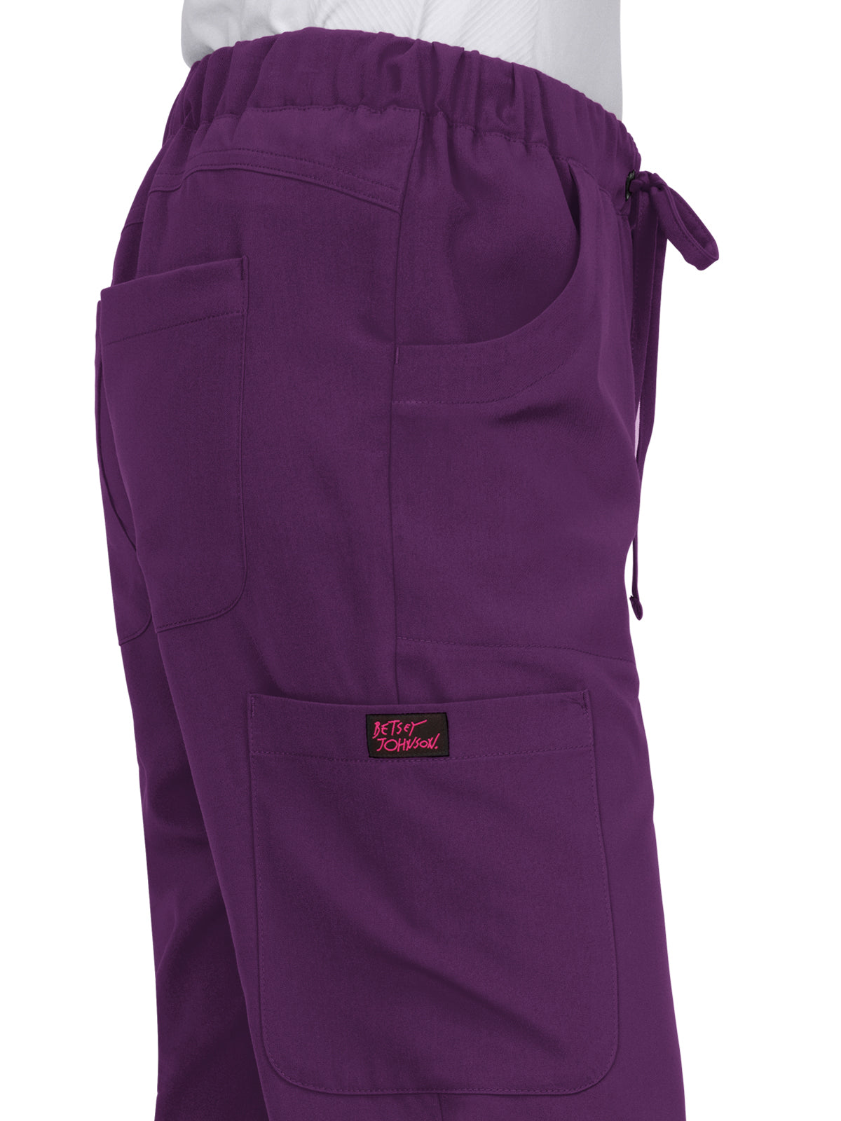 Women's 6-Pocket Jogger Aster Pant - B703 - Eggplant