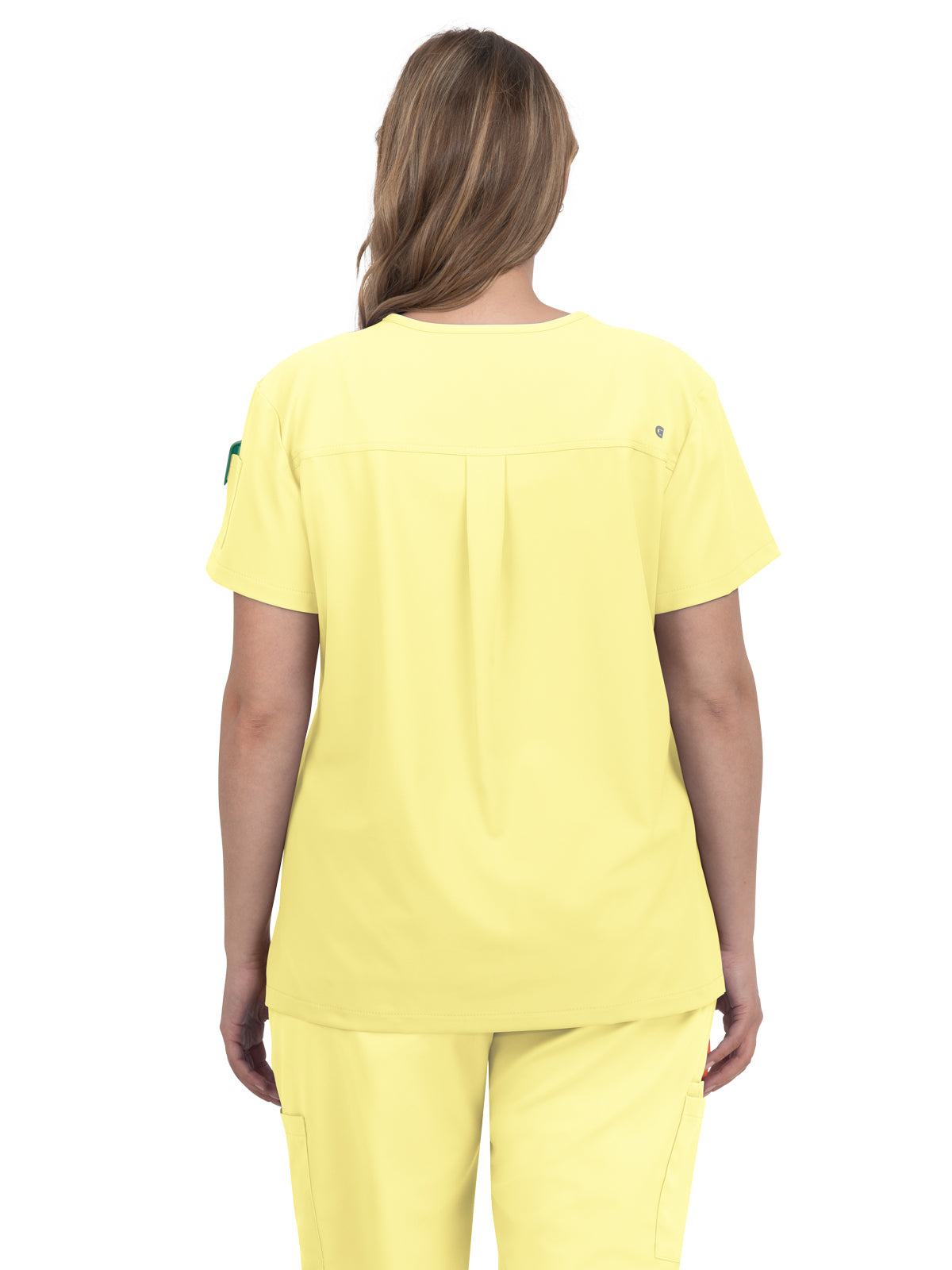 Women's 2-Pocket V-Neck Tuck-In Aura Top - C100 - Electric Daisy