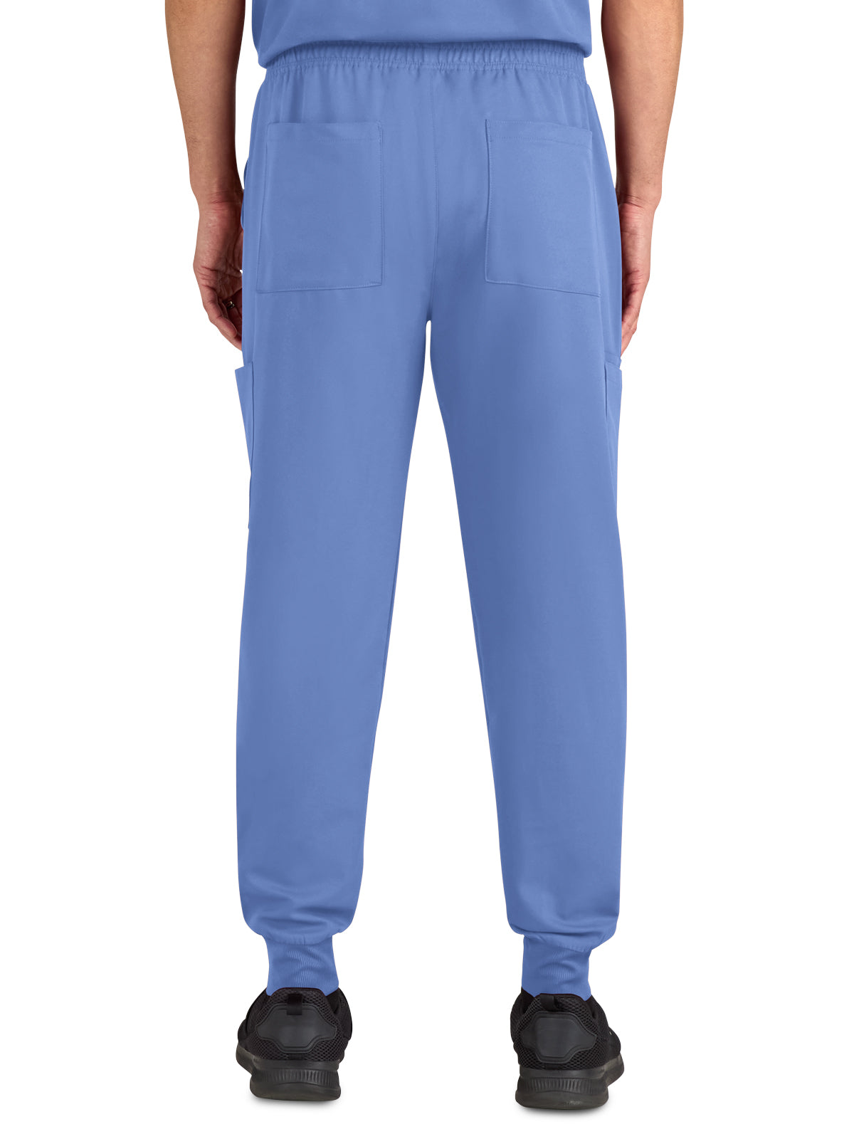 Men's Drawstring Elastic Waist Connective Jogger Pant - C600 - True Ceil