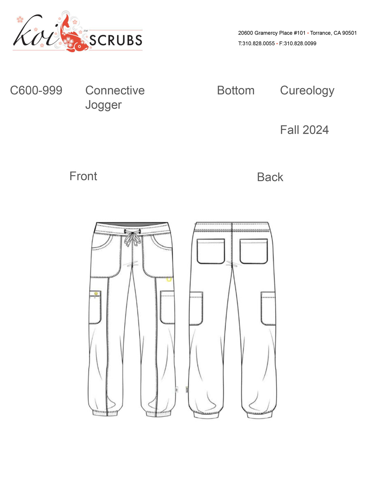 Men's Drawstring Elastic Waist Connective Jogger Pant - C600 - Navy