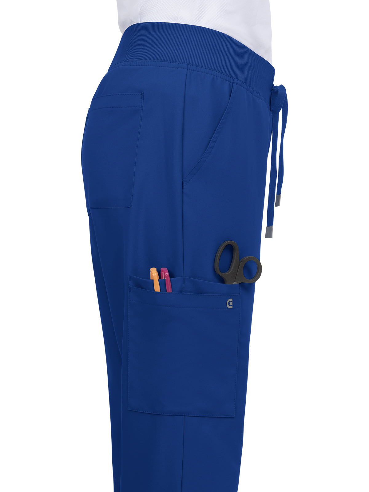 Women's 7-Pocket Drawstring Elastic Waist Atria Pant - C701 - Galaxy