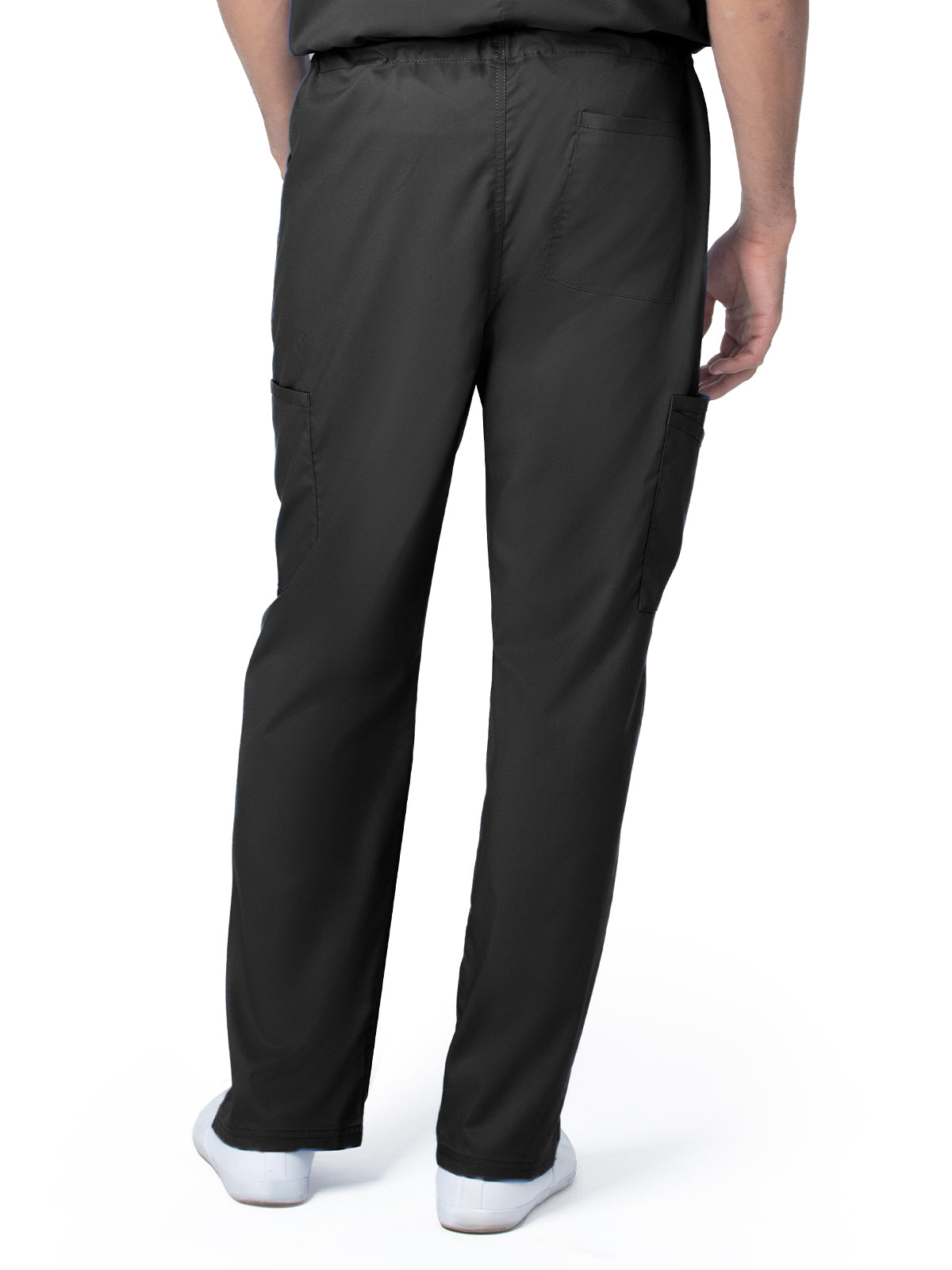 Unisex 6-Pocket Straight Leg Cargo Pant - 2104 - Black