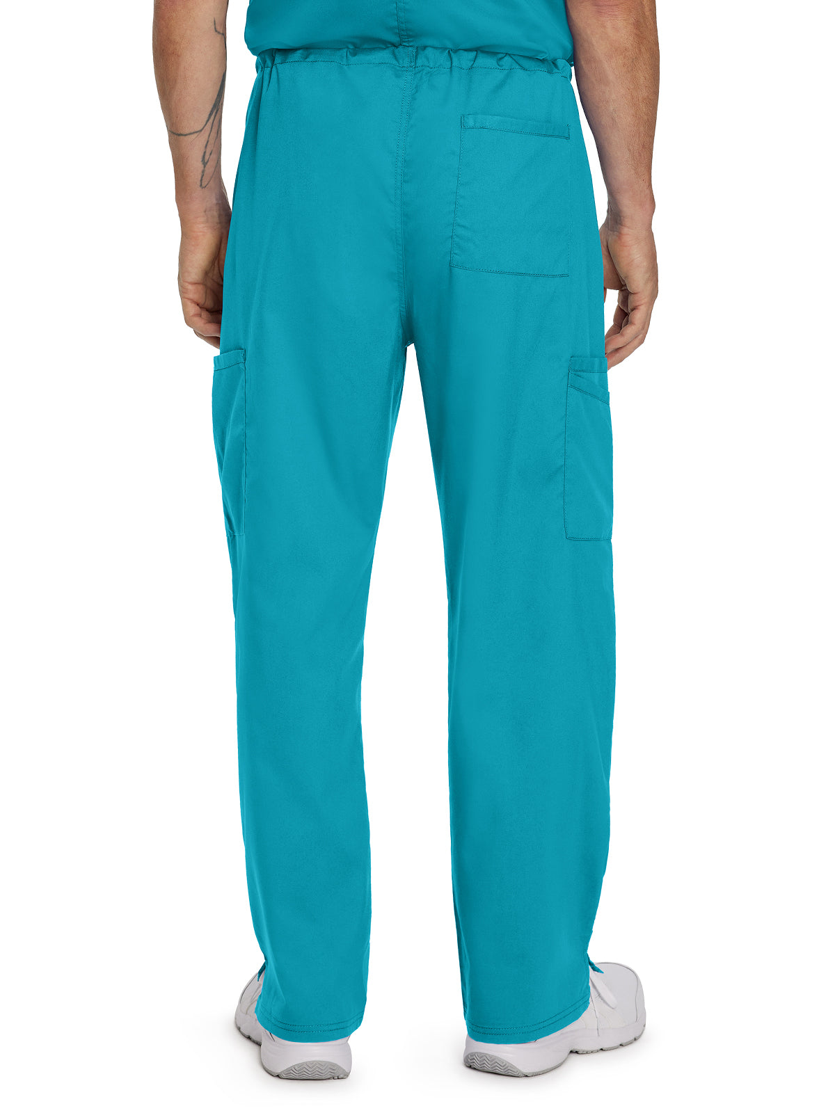 Unisex 6-Pocket Straight Leg Cargo Pant - 2104 - Teal
