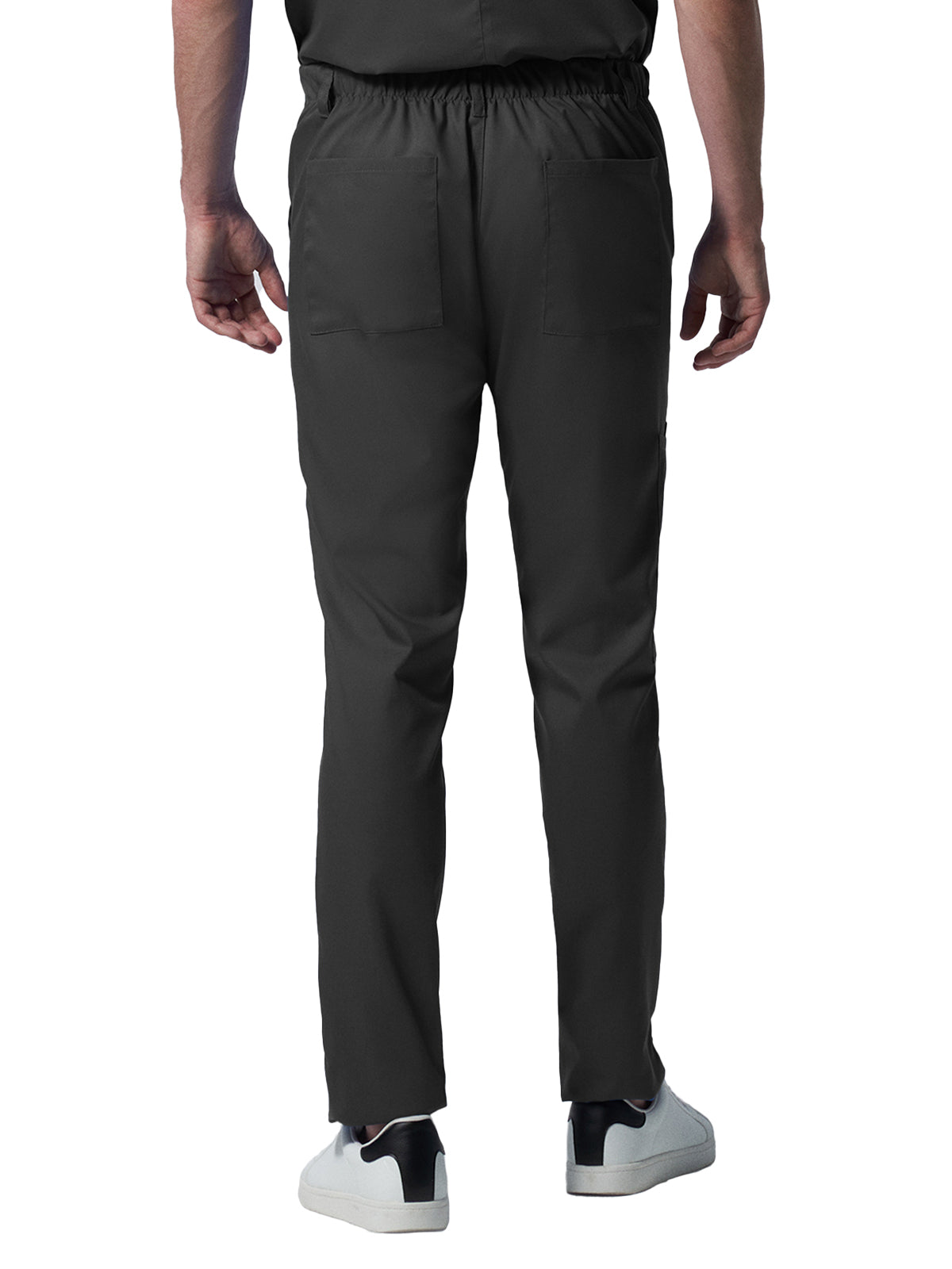Men's 6-Pocket Zipper Fly Straight Leg Pant - LB408 - Black
