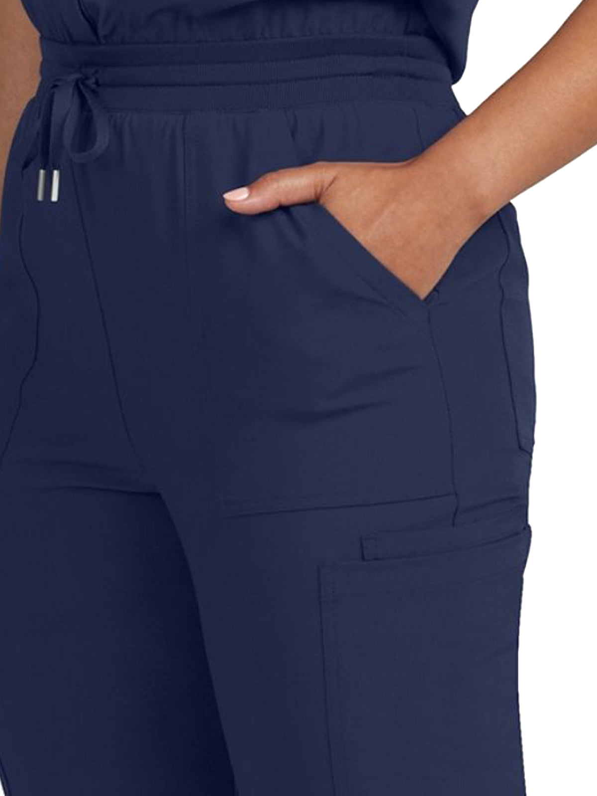 Women's 8-Pocket Cargo Jumpsuit - LO603 - Navy
