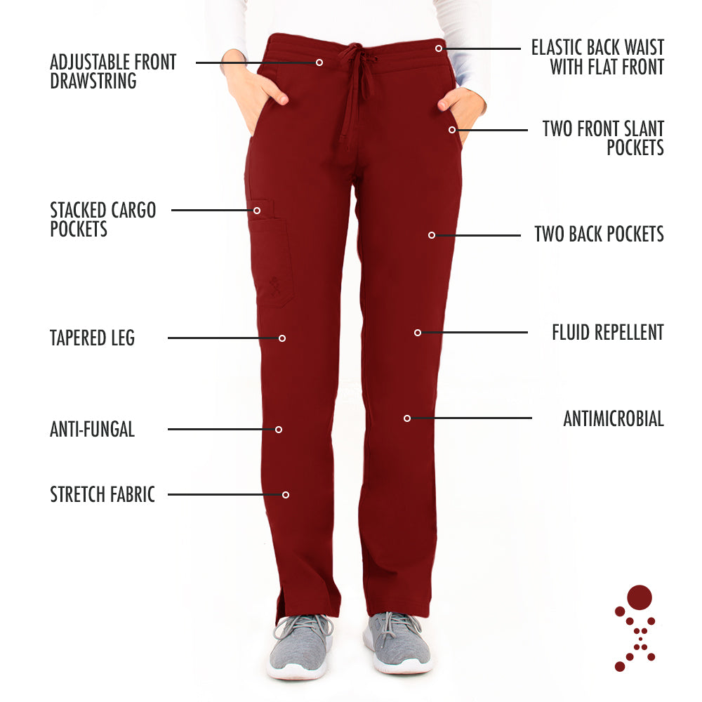 Women's Low Rise Utility Pant - 1425 - Wine