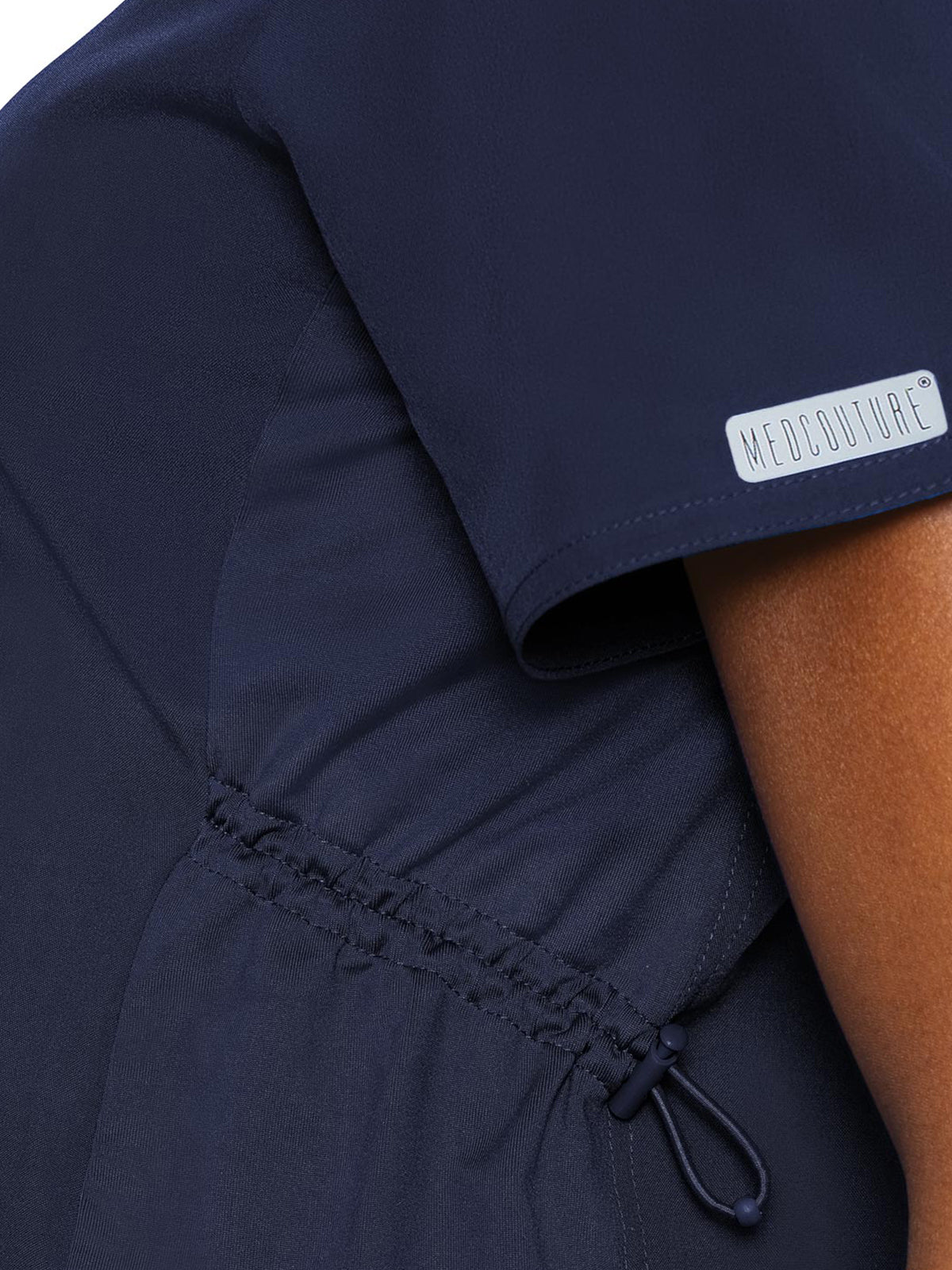 Women's 2-Pocket V-Neck Maternity Top - 628 - Navy