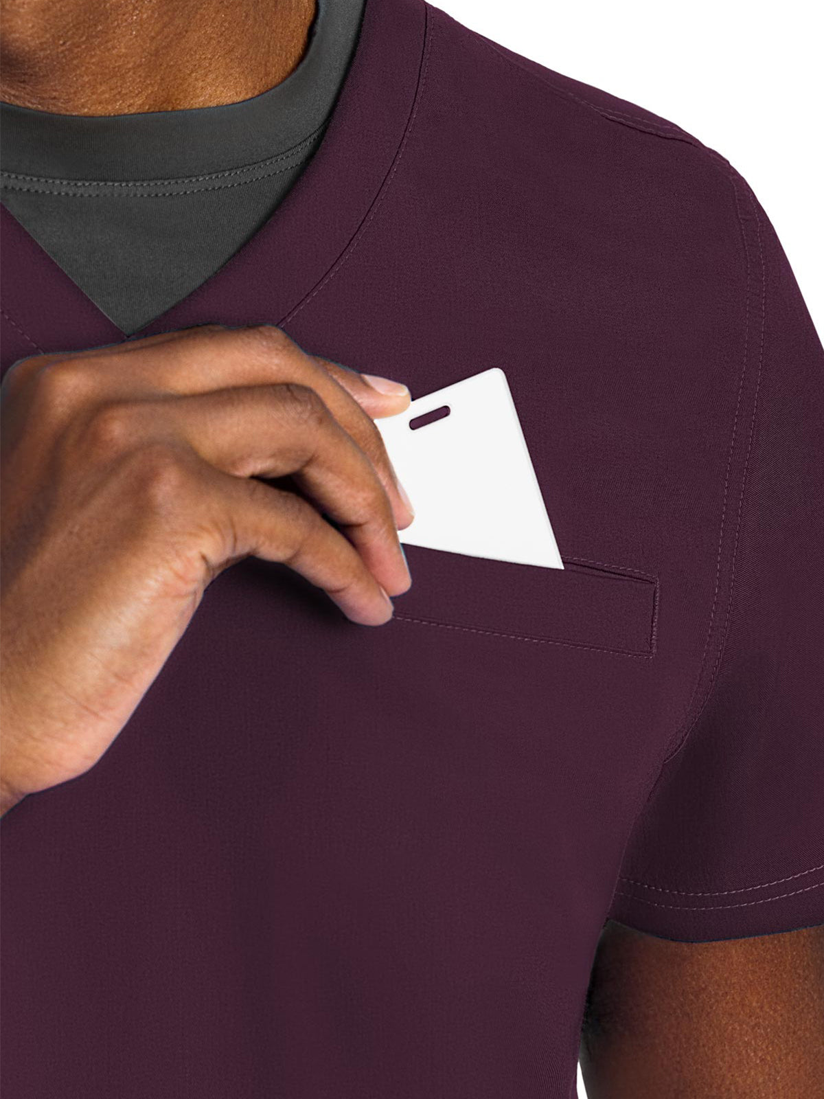 Men's 3 Pocket Top - 7477 - Wine