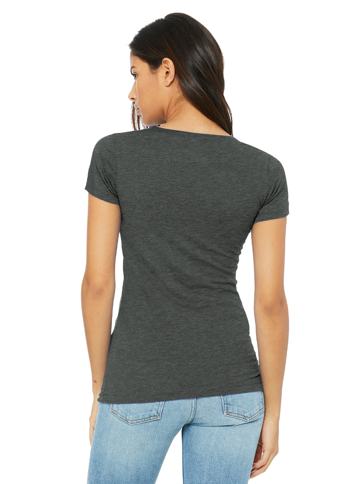 Women's Slim Fit Tee - BC6004 - Deep Heather