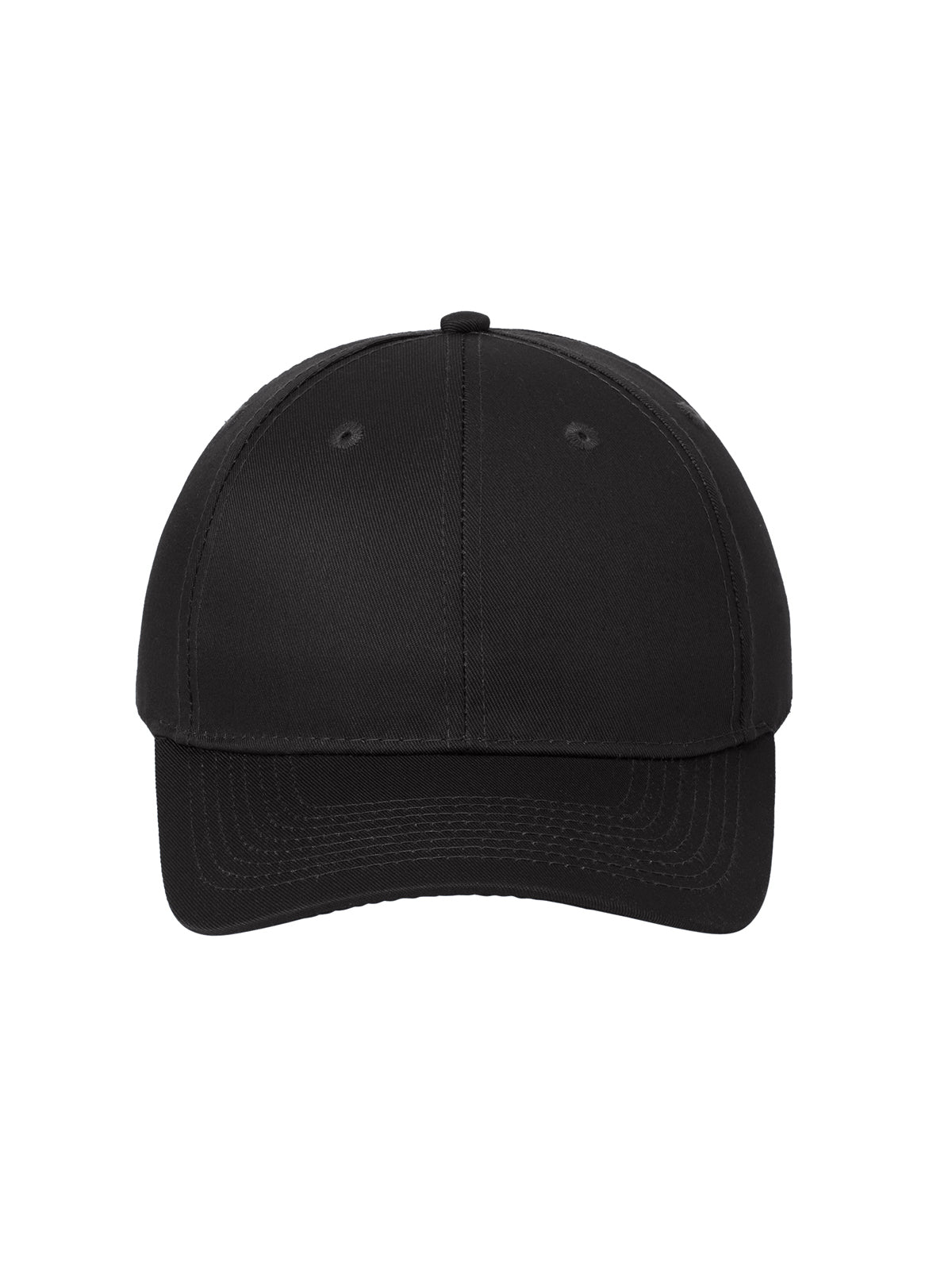 Unisex Uniforming Twill Cap Hat - C913 - Black