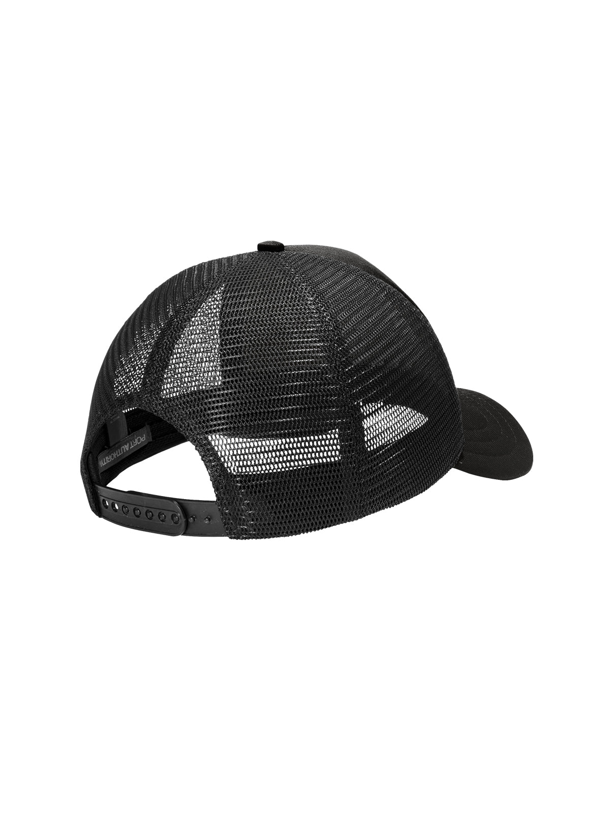 Unisex 5-Panel Twill Foam Trucker Cap - C936 - Black/Black