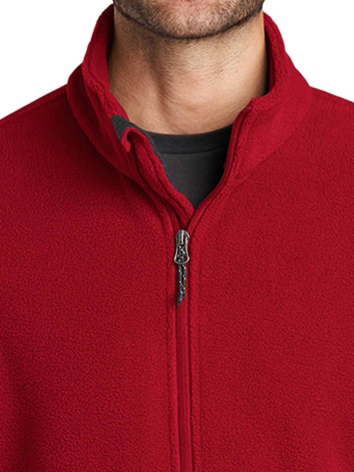 Men's Value Fleece Jacket - F217 - True Red
