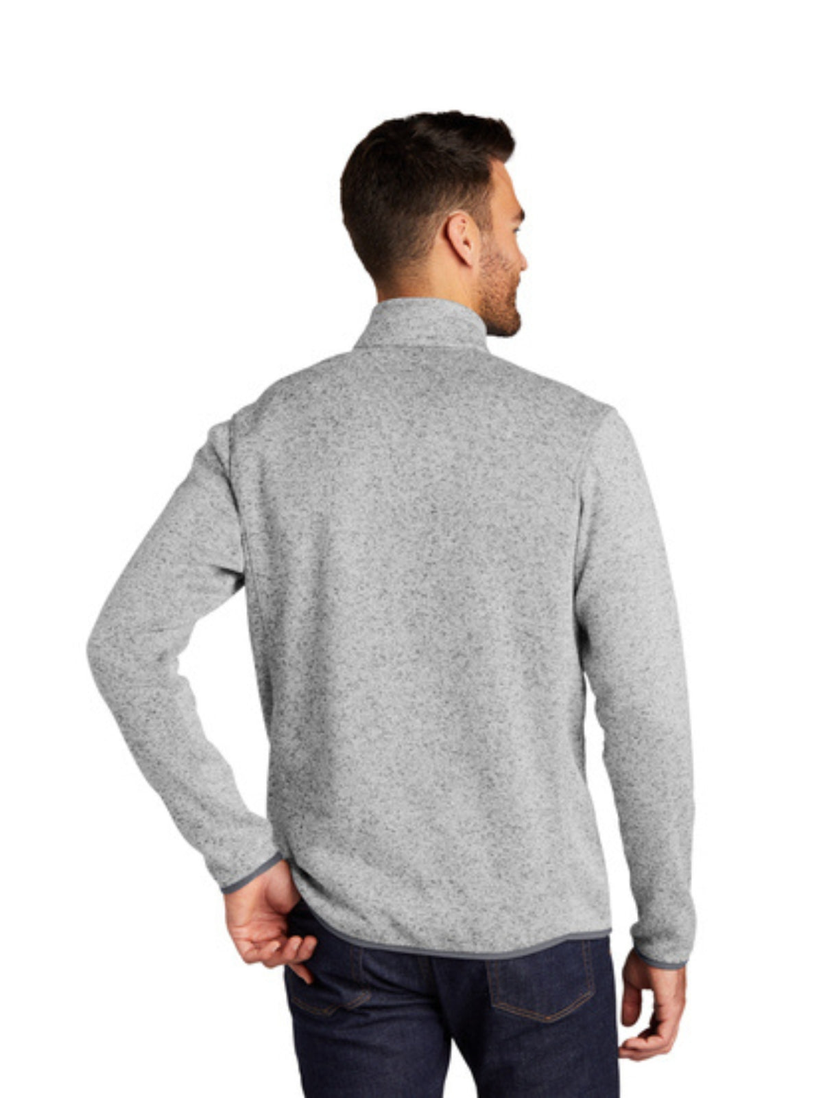 Men's Fleece Jacket - F232 - Grey Heather