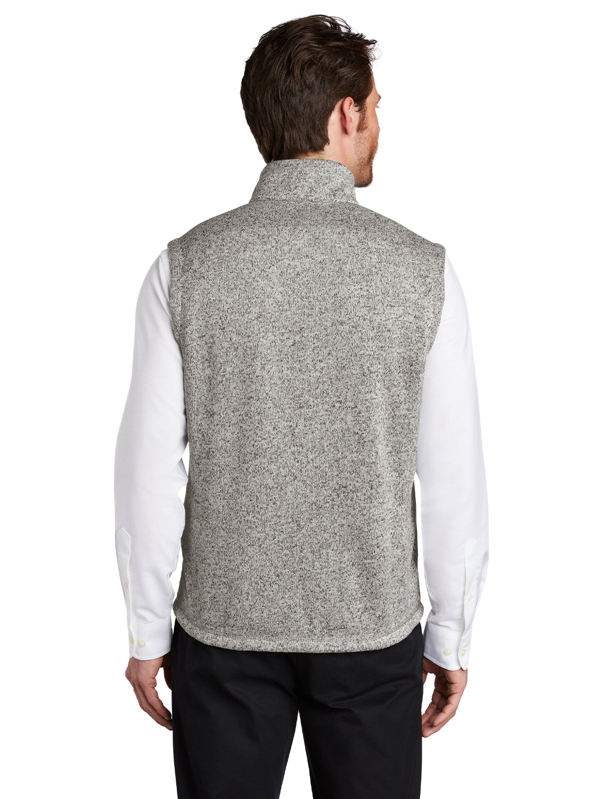 Men's Fleece Vest - F236 - Grey Heather