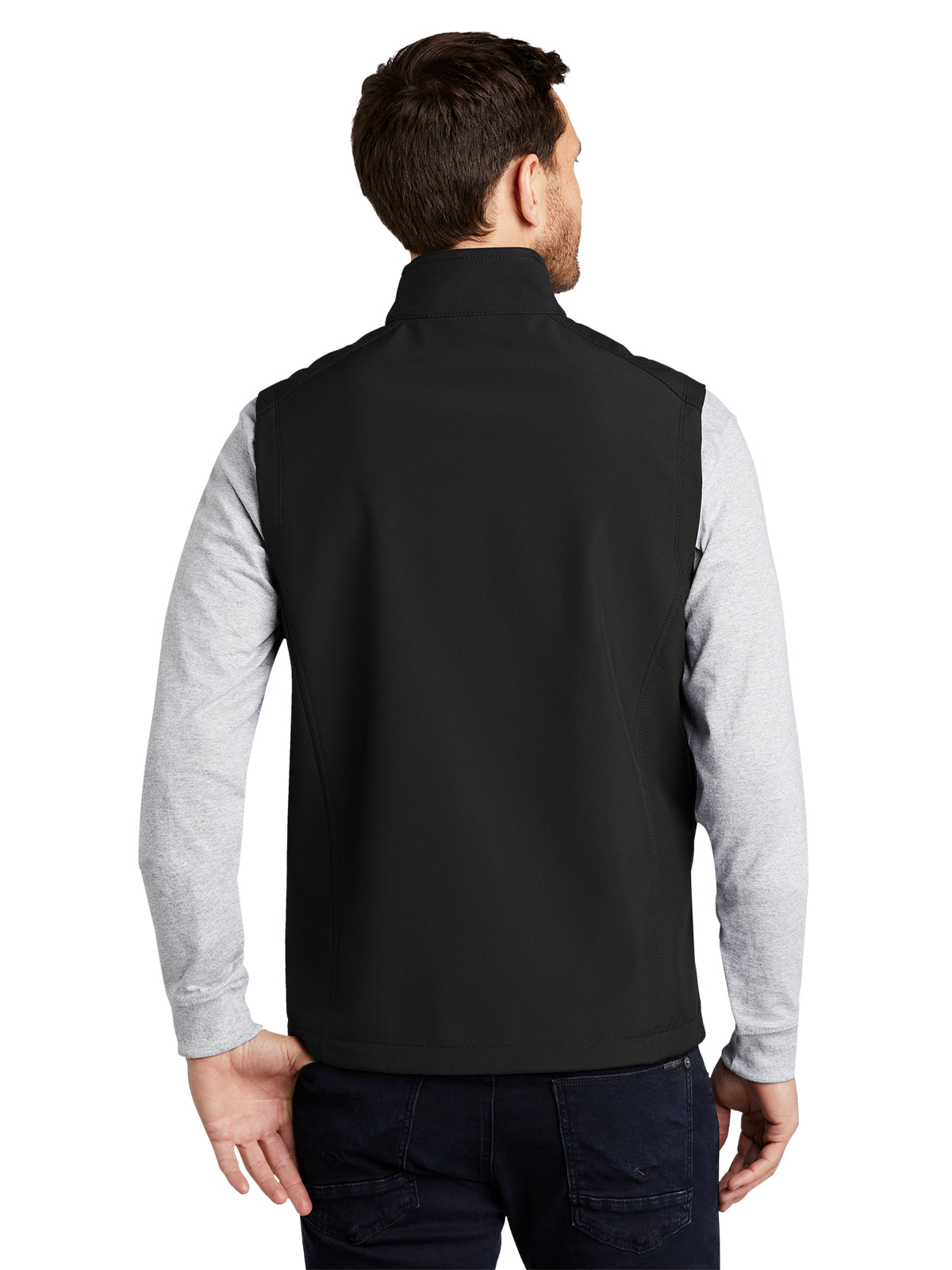 Men's Soft Shell Vest - J325 - Black