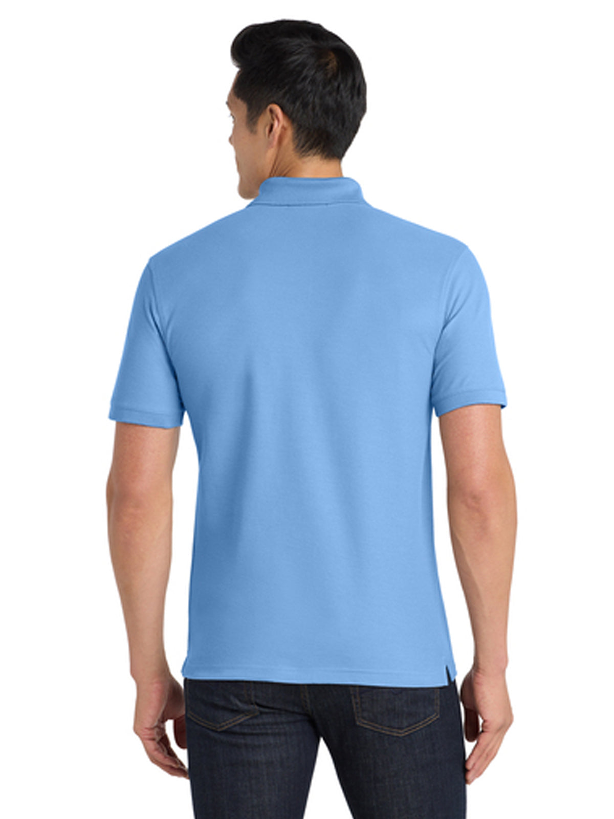 Men's Classic Pique Polo Shirt - K100 - Carolina Blue