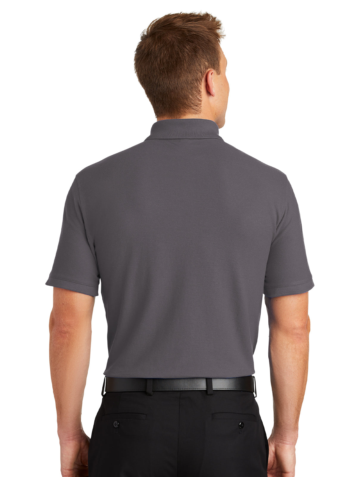 Men's Classic Pique Polo Shirt - K100 - Graphite