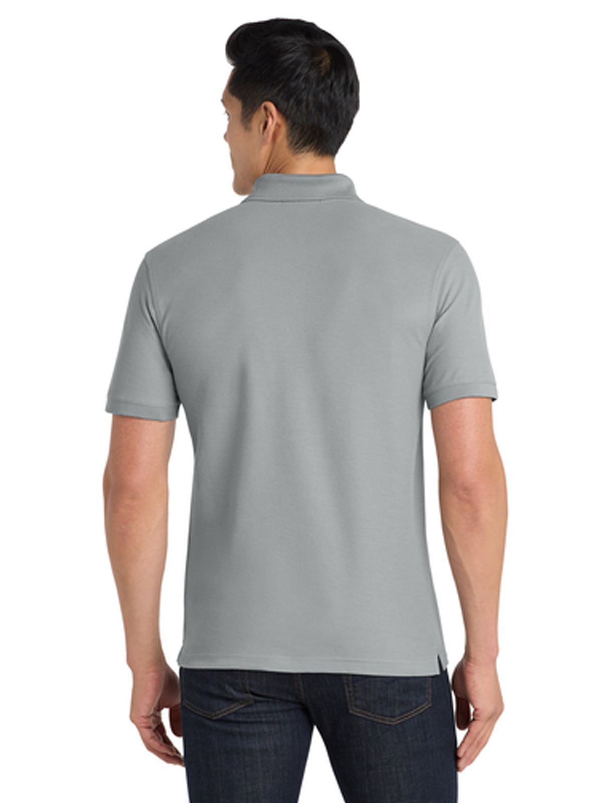 Men's Classic Pique Polo Shirt - K100 - Gusty Grey