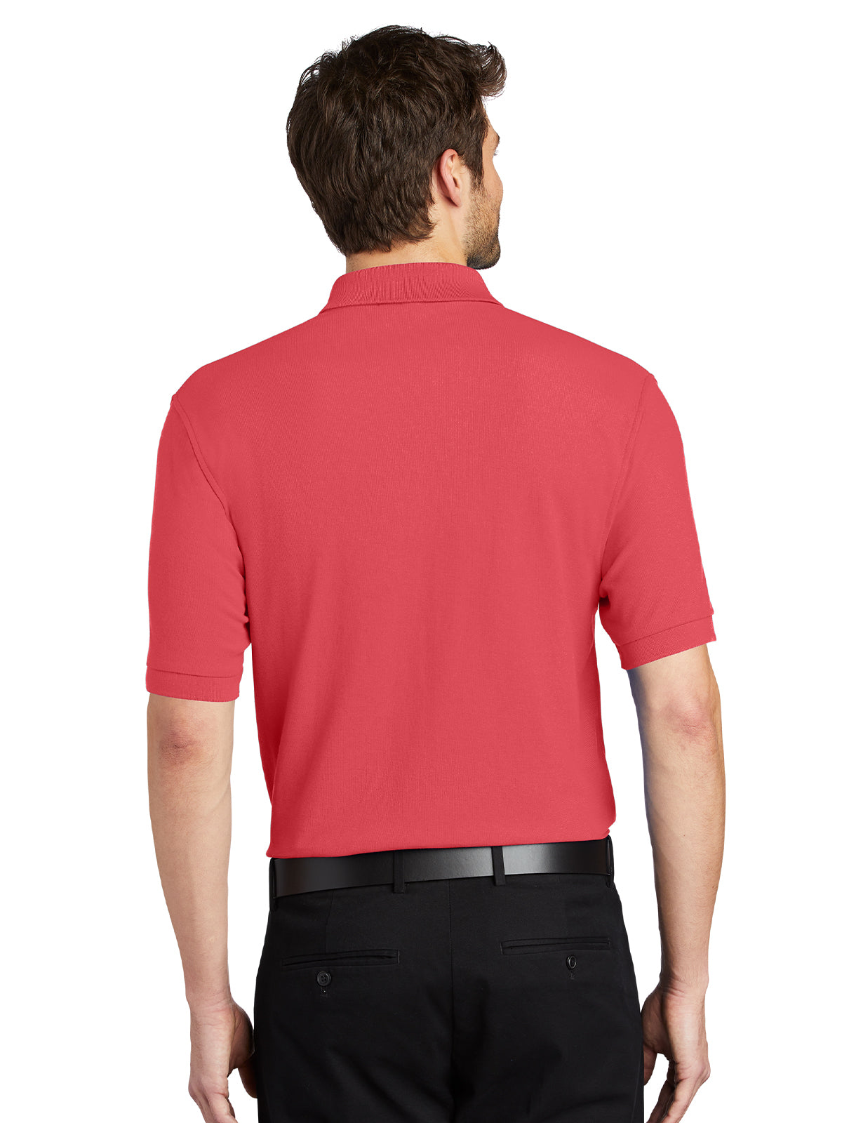 Men's Stretch Pique Polo - K500 - Hibiscus