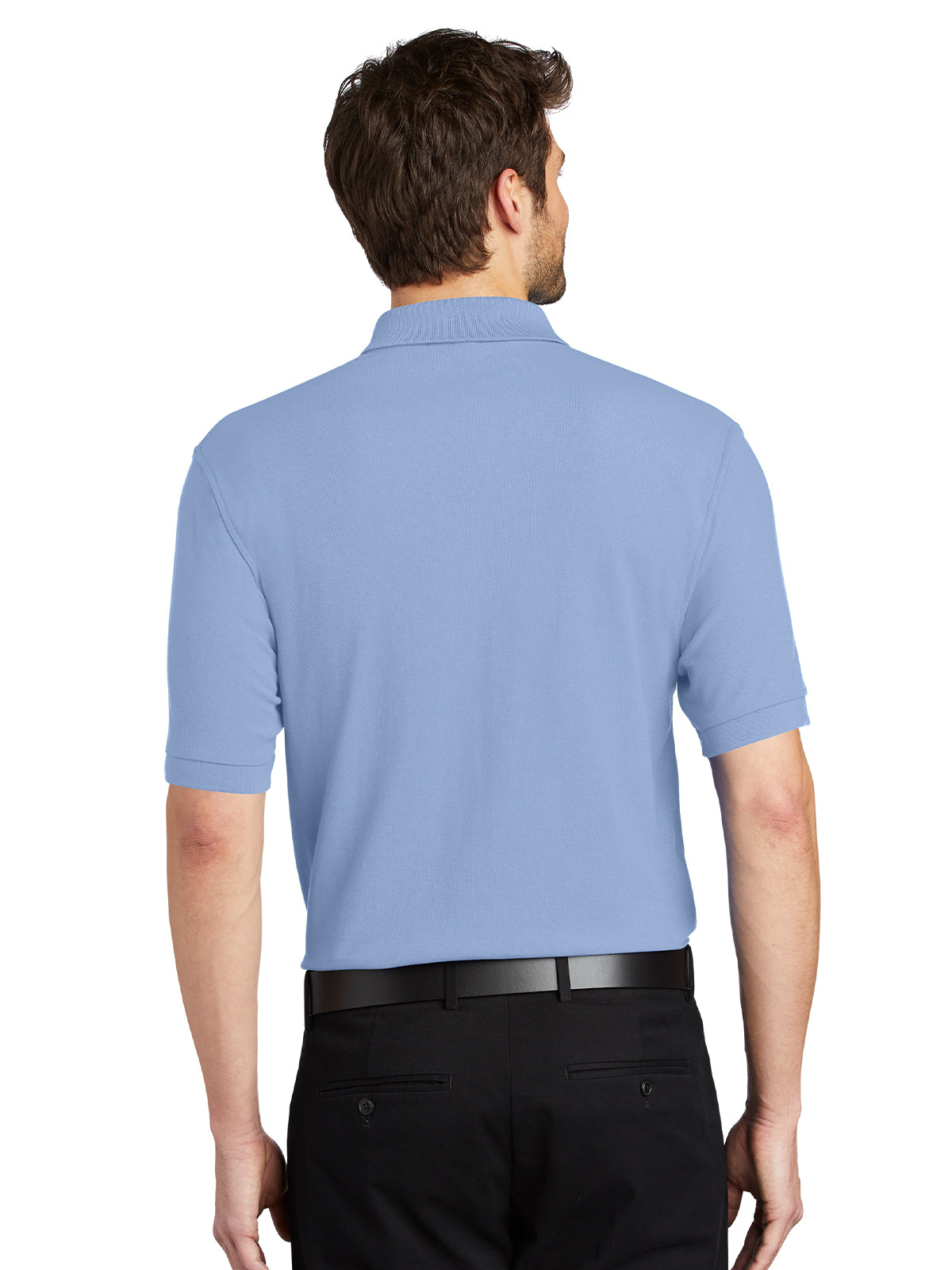 Men's Stretch Pique Polo - K500 - Light Blue