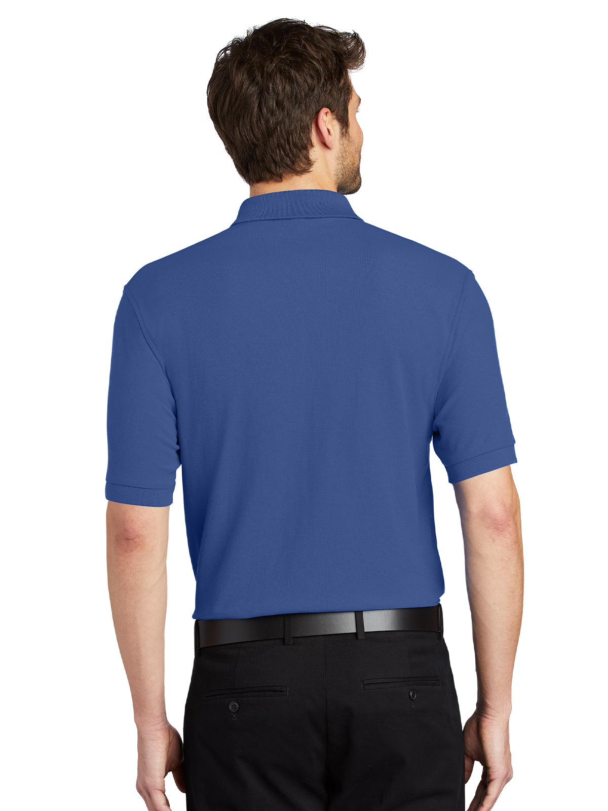 Men's Stretch Pique Polo - K500 - Mediterranean Blue