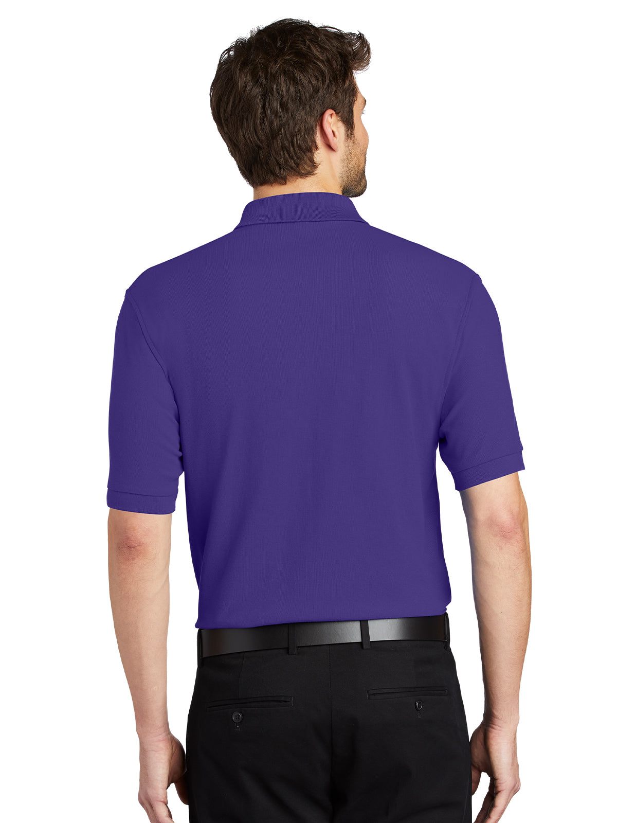 Men's Stretch Pique Polo - K500 - Purple