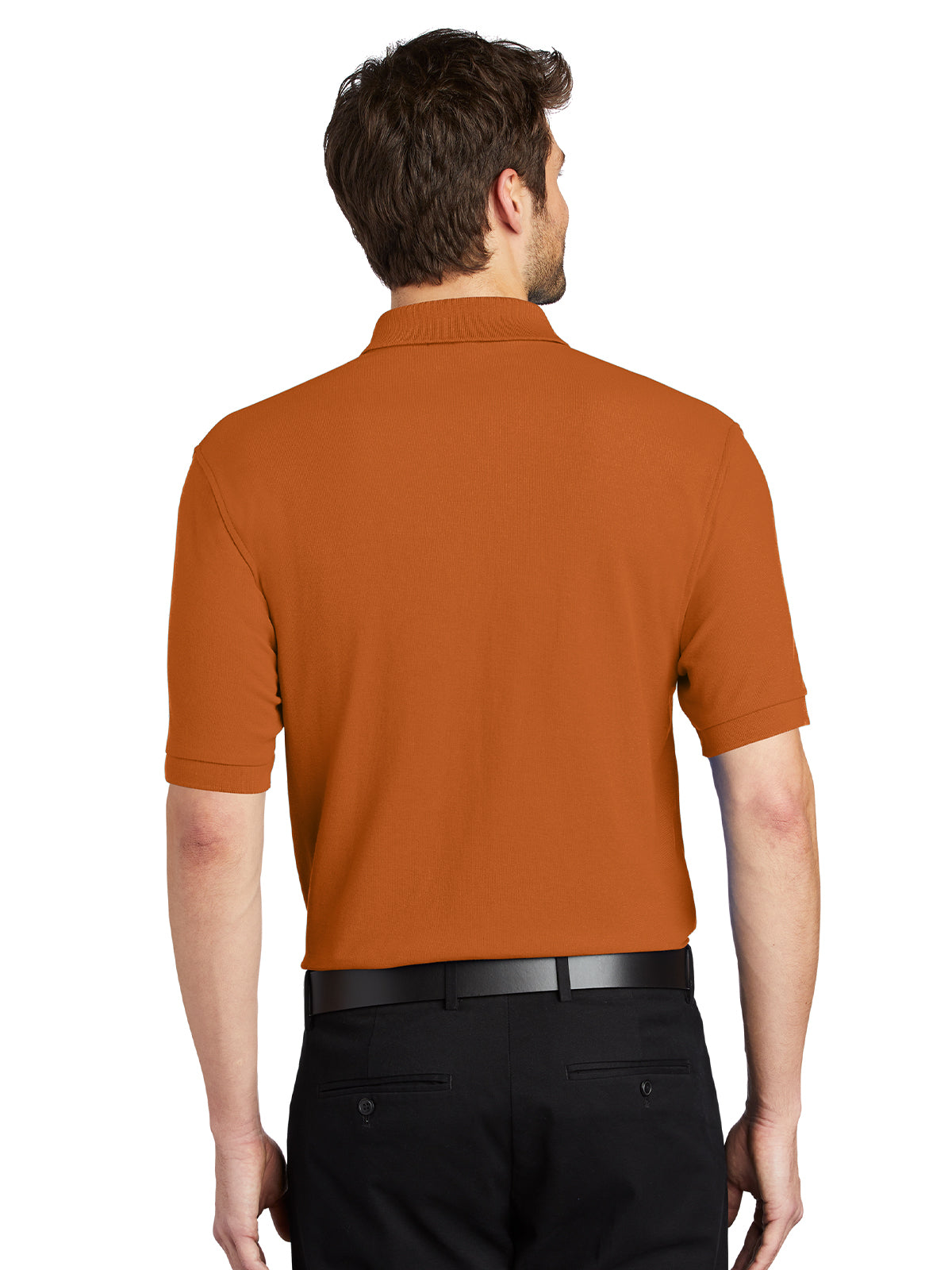 Men's Stretch Pique Polo - K500 - Texas Orange