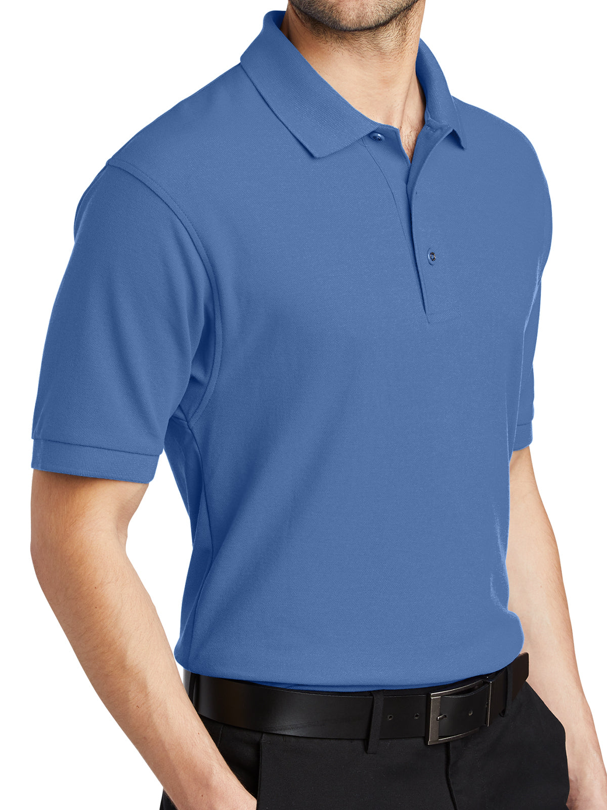 Men's Stretch Pique Polo - K500 - Ultramarine Blue