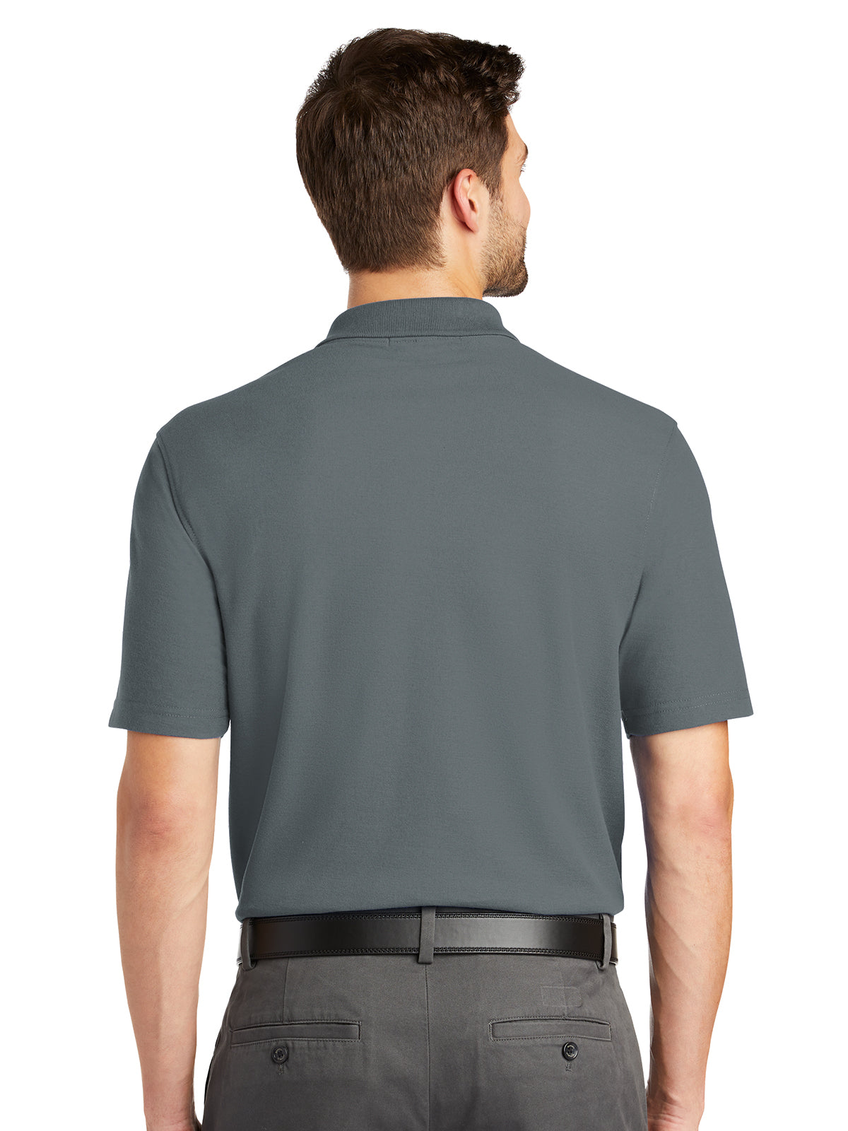 Men's Short Sleeve Polo - K510 - Steel Grey