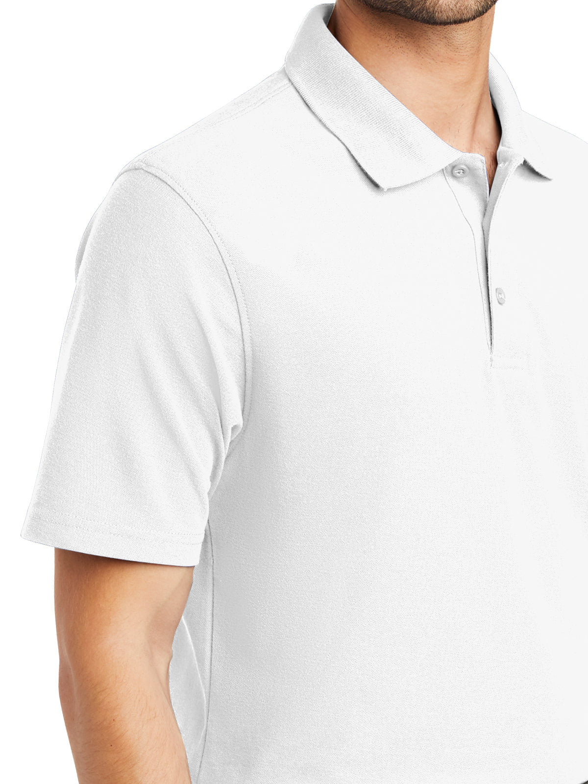 Men's Short Sleeve Polo - K510 - White