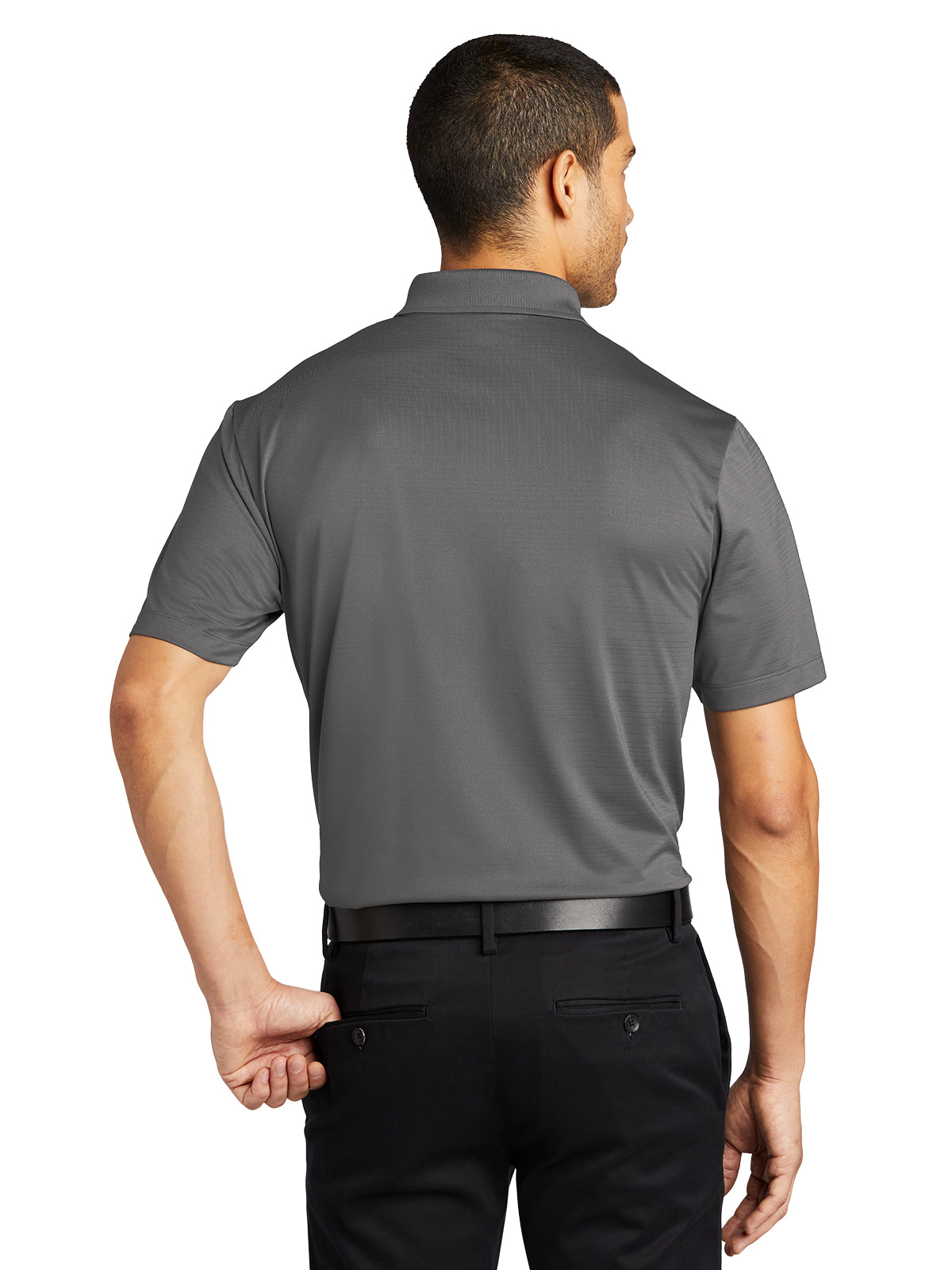 Men's Eclipse Stretch Polo - K587 - Shadow Grey