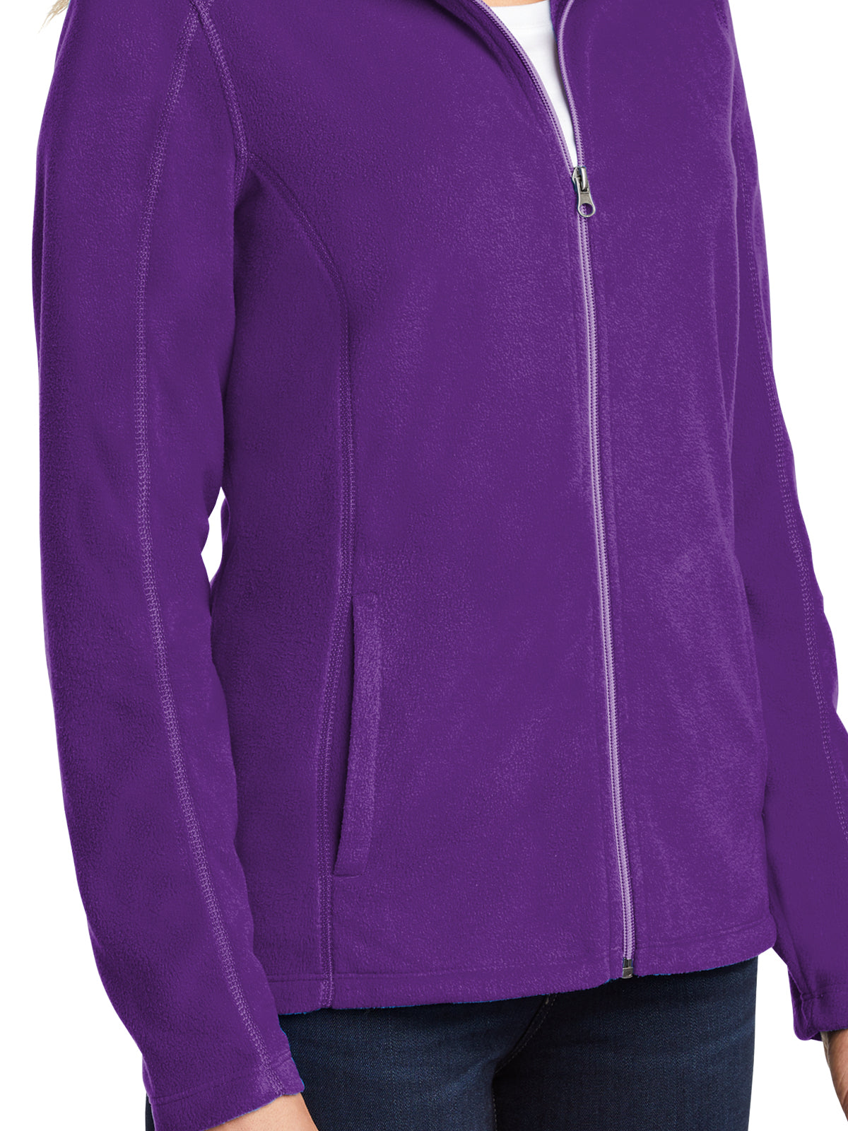 Women's Microfleece Jacket - L223 - Amethyst Purple