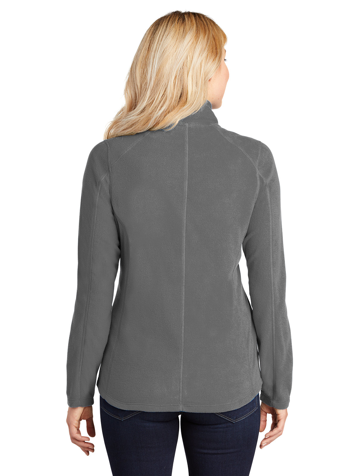 Women's Microfleece Jacket - L223 - Pearl Grey