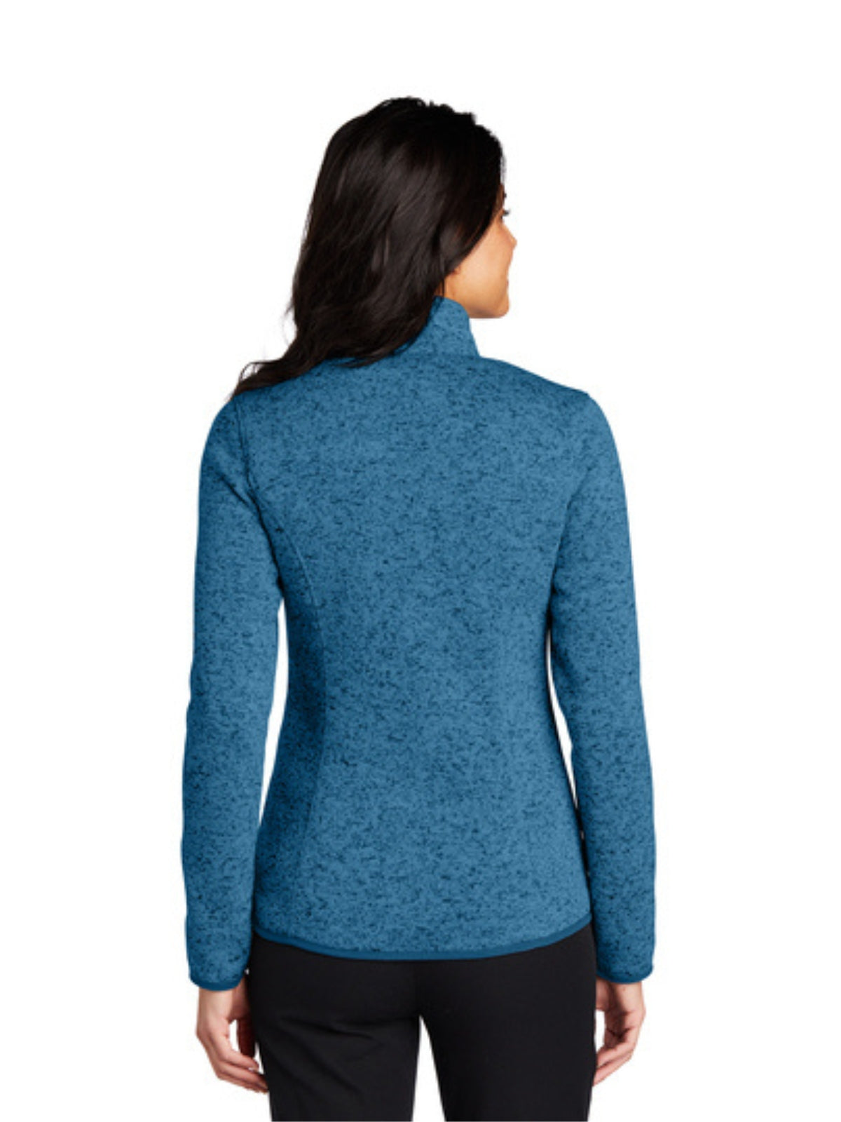 Women's Fleece Jacket - L232 - Medium Blue Heather