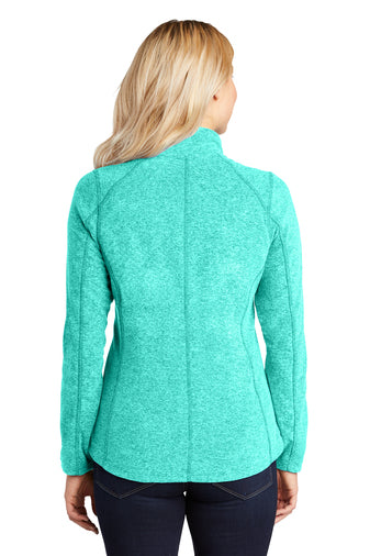 Women's Full-Zip Jacket - L235 - Aqua Green Heather