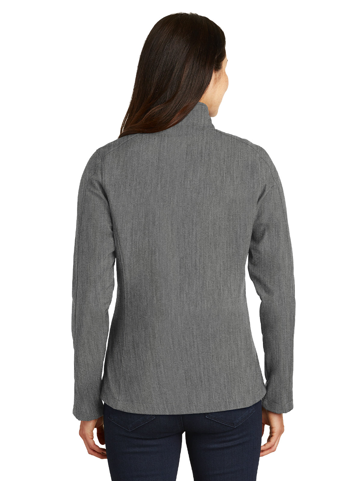 Women's Soft Shell Jacket - L317 - Pearl Grey Heather