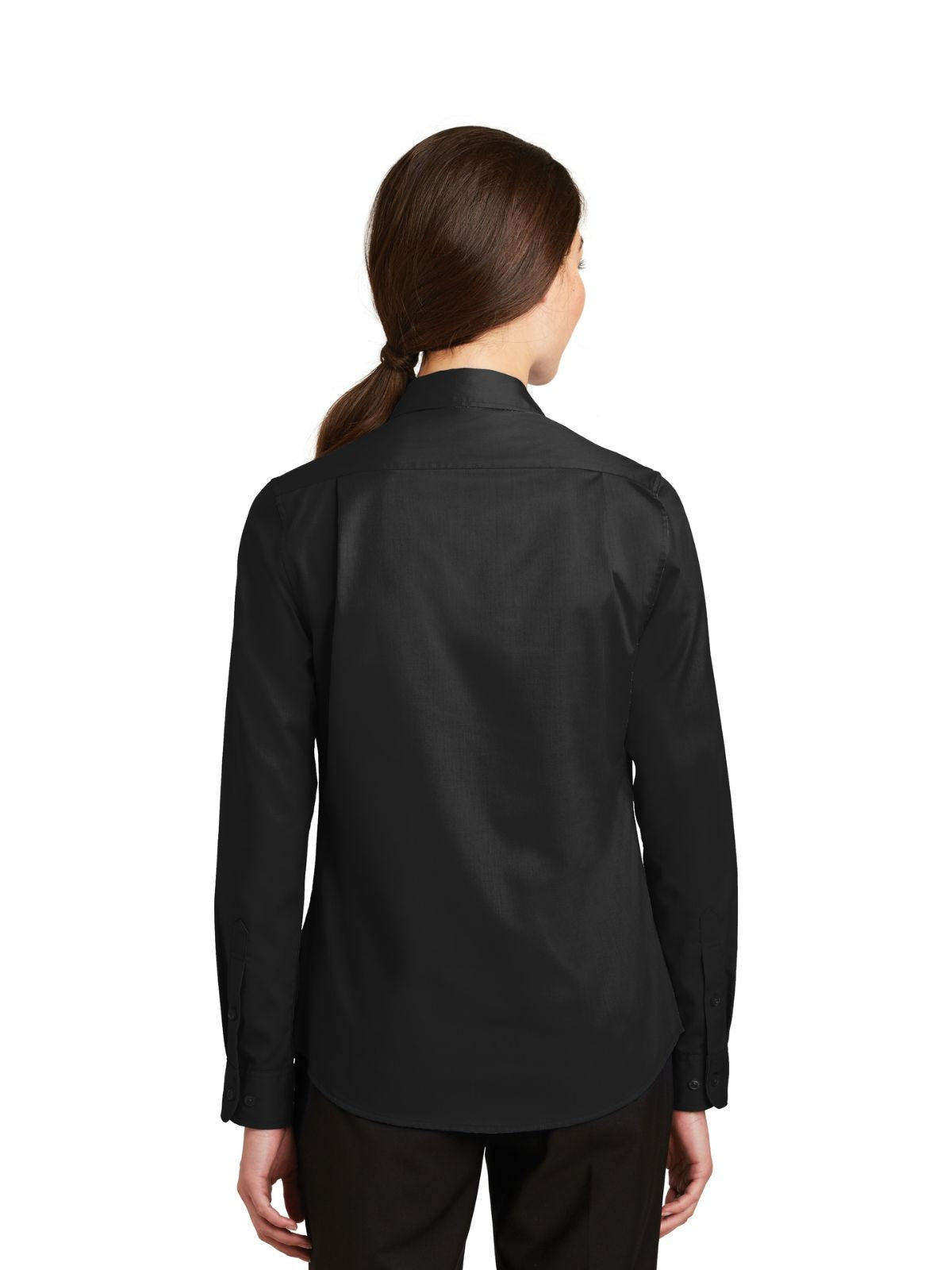 Women's Twill Shirt - L663 - Black