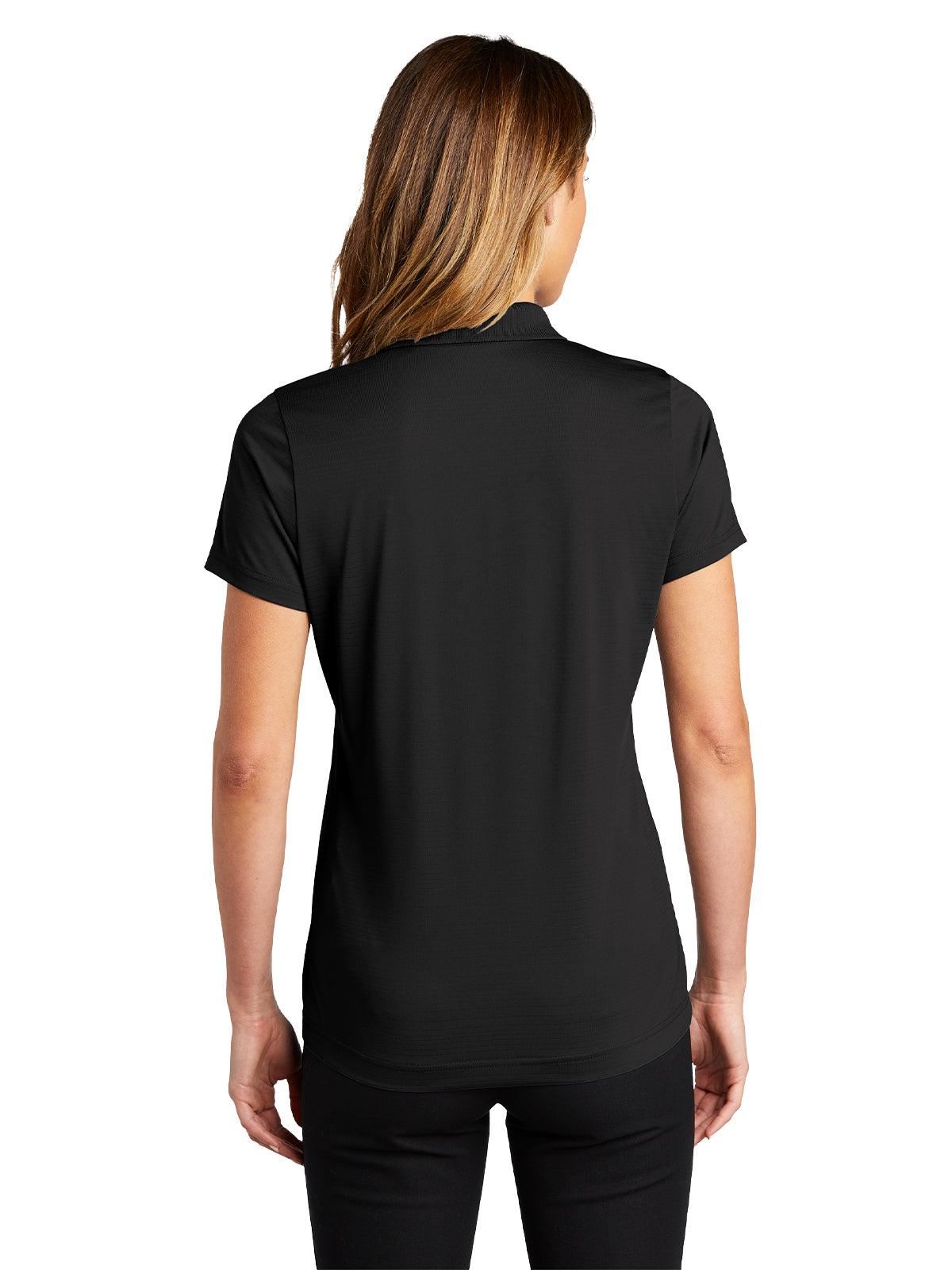 Women's Eclipse Stretch Polo - LK587 - Deep Black