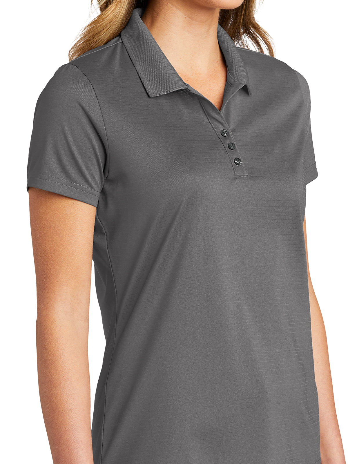 Women's Eclipse Stretch Polo - LK587 - Shadow Grey