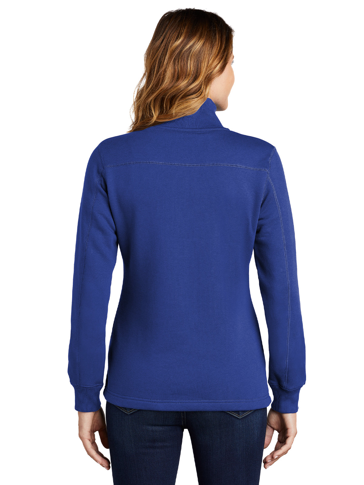 Women's 1/4-Zip Sweatshirt - LST253 - True Royal