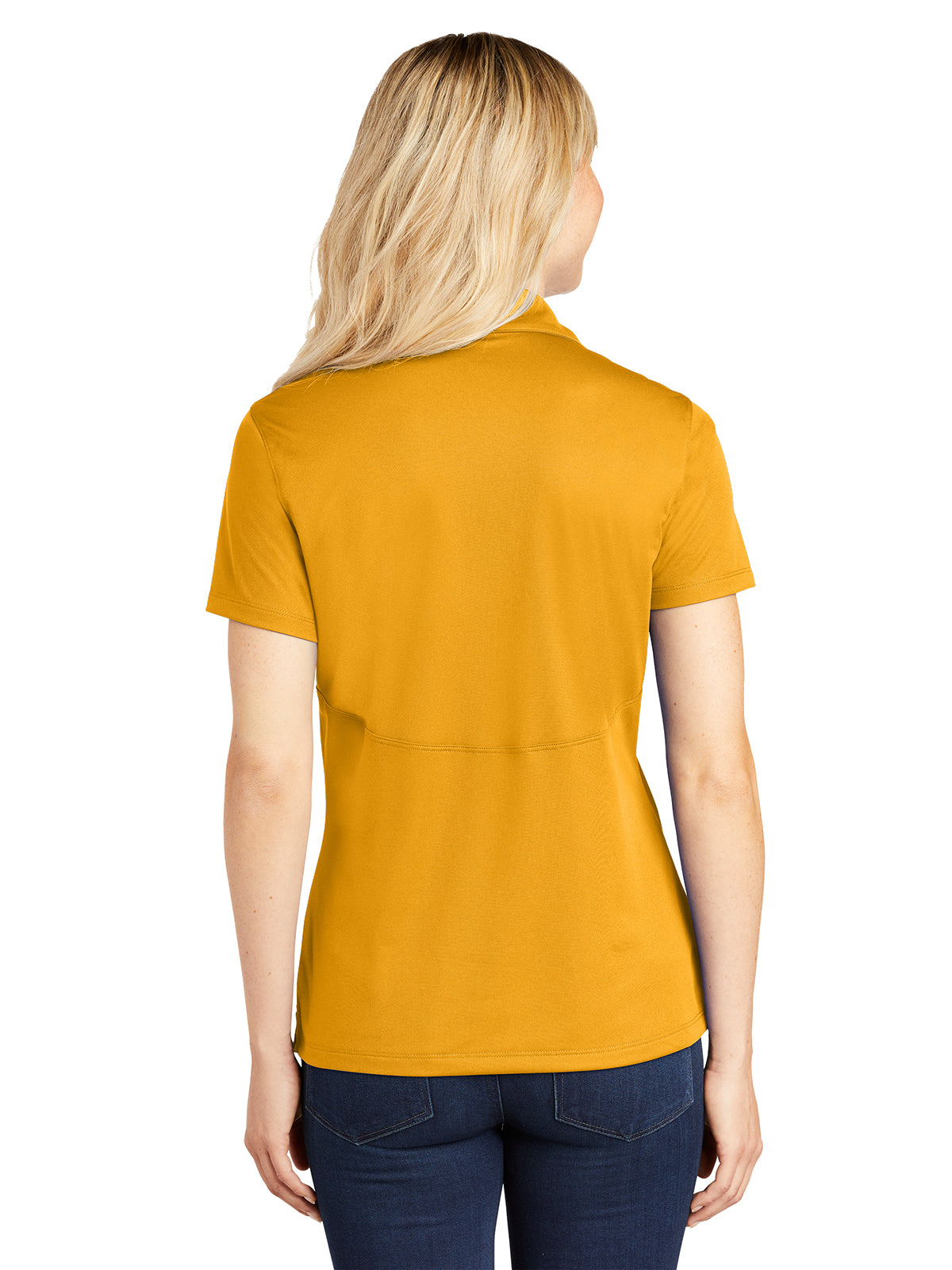 Women's Micropique Sport Polo - LST650 - Gold