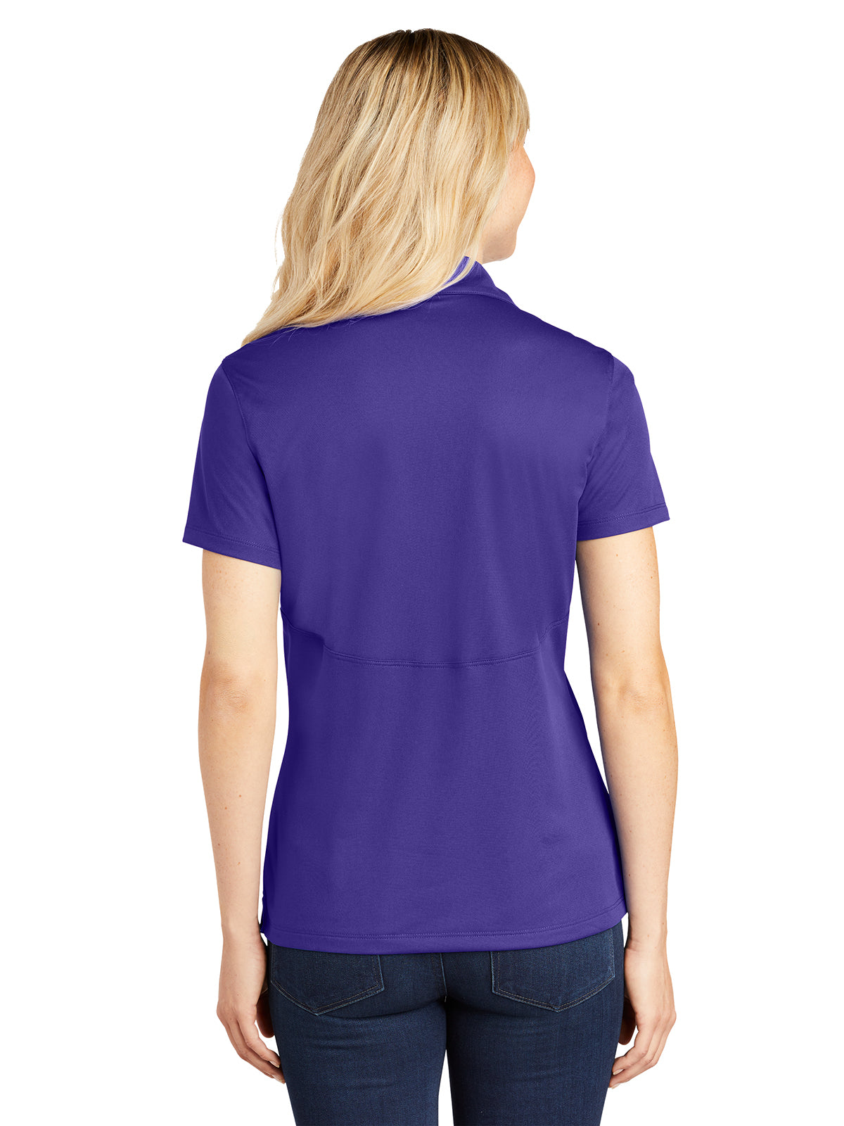 Women's Micropique Sport Polo - LST650 - Purple