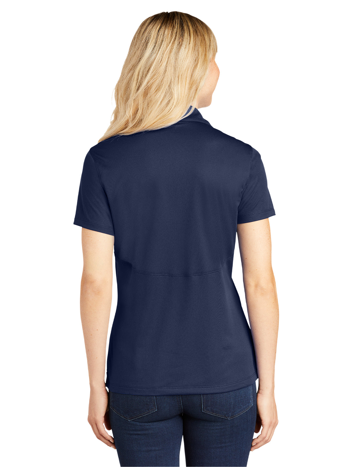 Women's Micropique Sport Polo - LST650 - True Navy