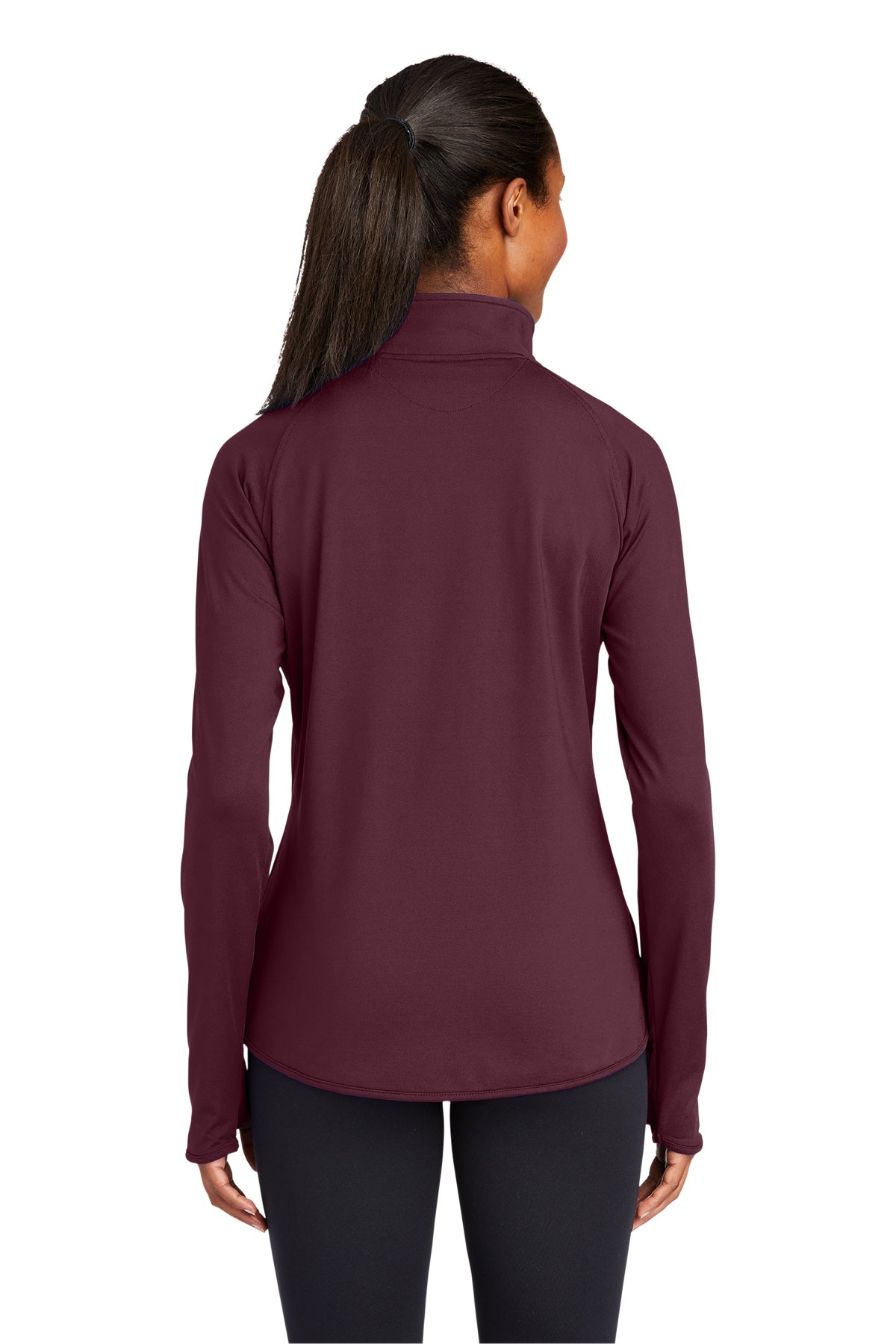 Women's Sport-Wick® Stretch 1/4-Zip Pullover - LST850 - Maroon