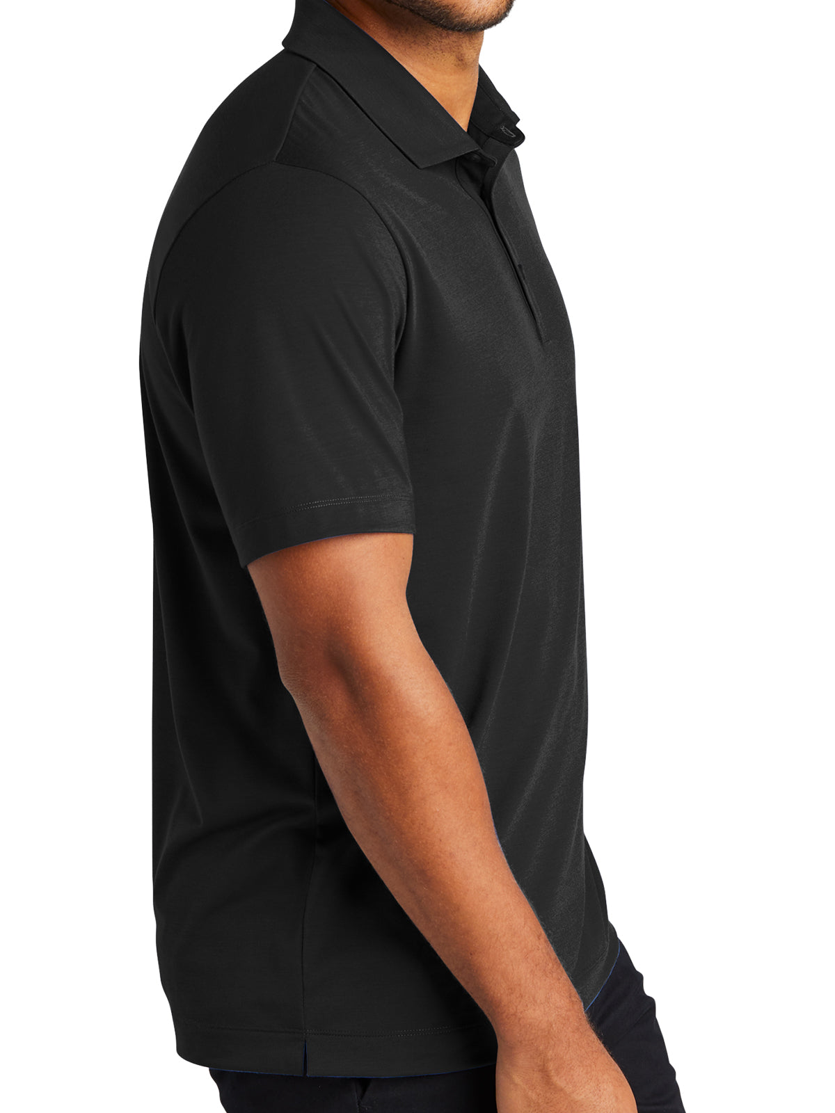 Men's Stretch Polo - MM1014 - Deep Black